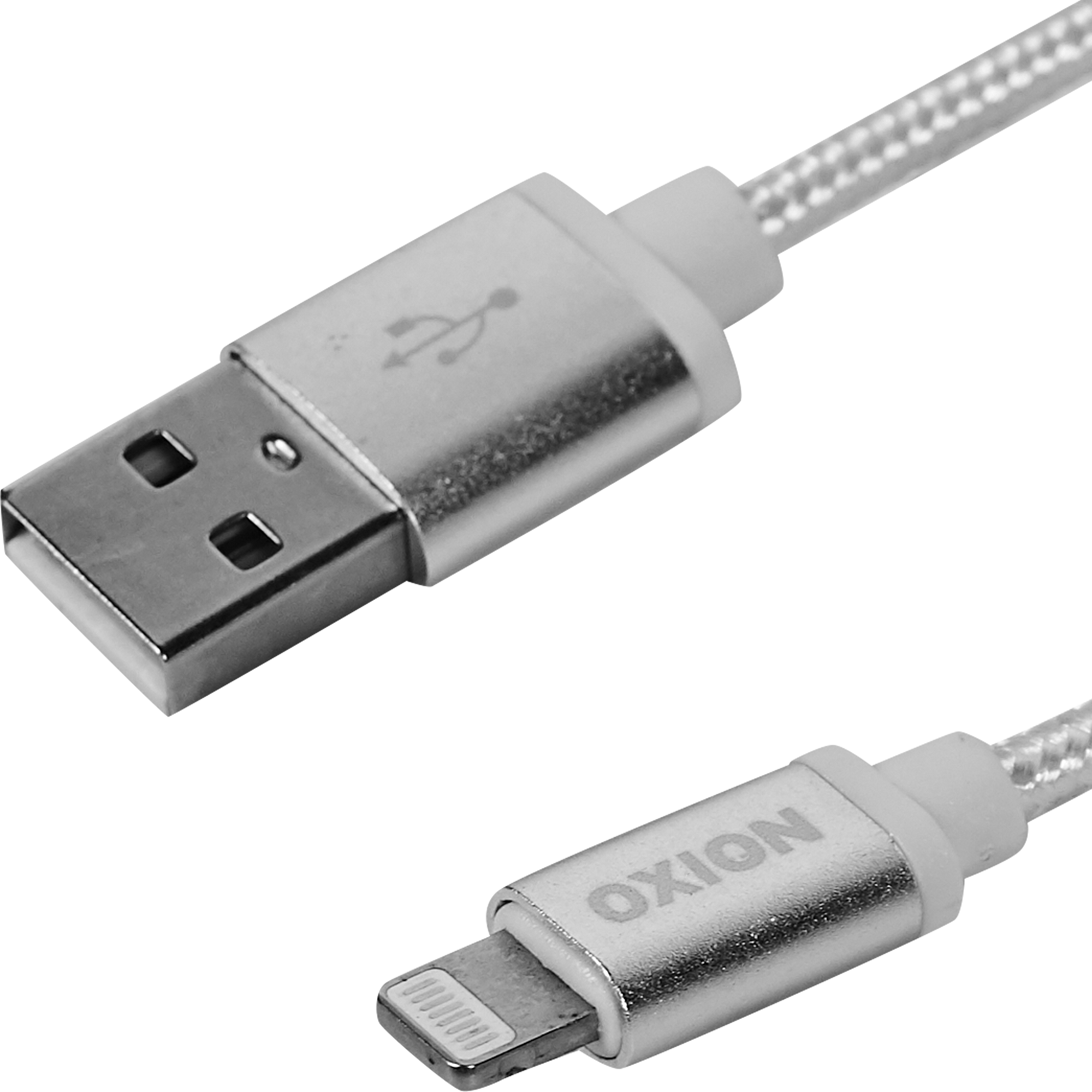 Кабель Oxion USB-Lightning 1.3 м 2 A цвет белый