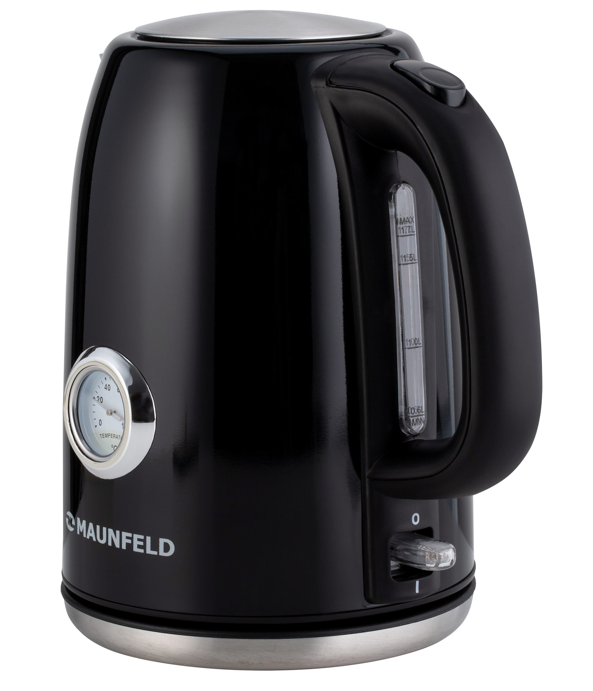 Изображение товара Чайник Maunfeld 2200 Вт и объемом 1.7 л. MFK-624B цвет черный
