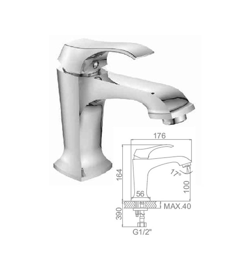 Изображение товара Смеситель для раковины Ledeme L1042