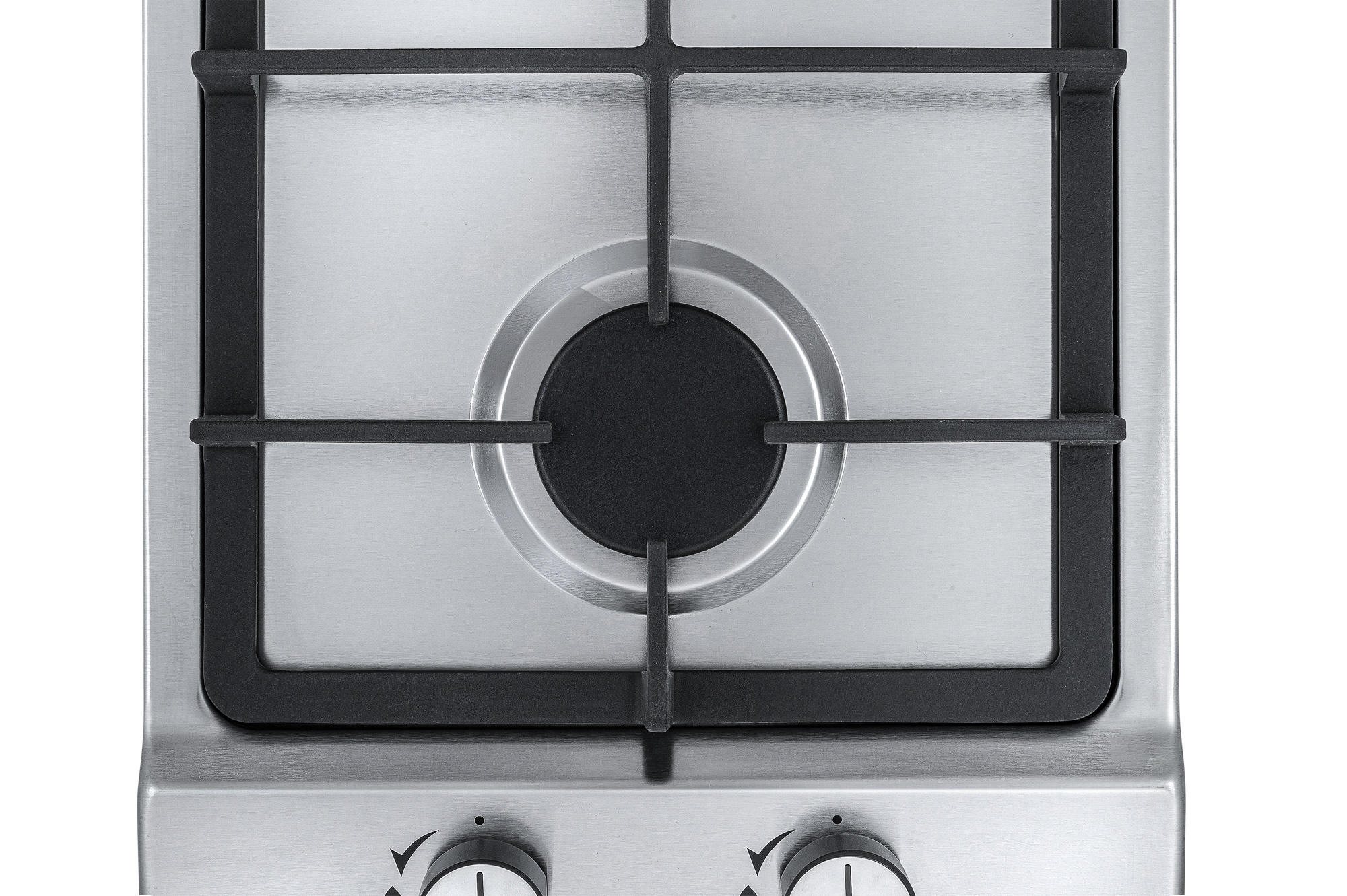 Изображение товара Газовая варочная панель Ricci HBS2301 2 конфорки серебристая нержавейка