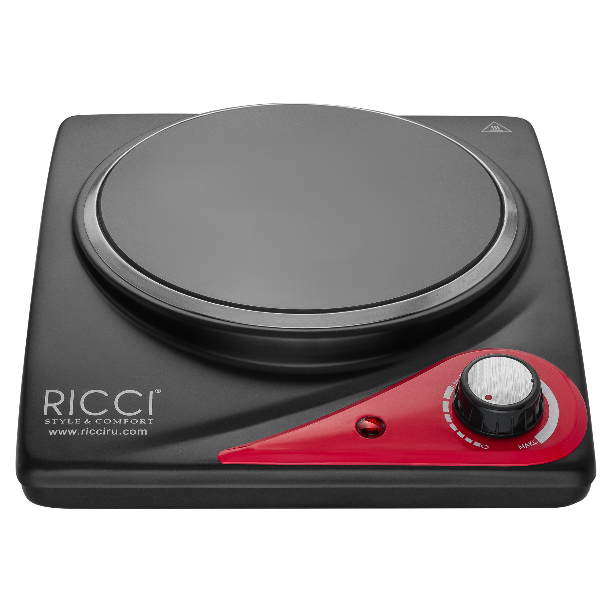 Изображение товара Электрическая настольная плита Ricci RIС-3106 23.60 см 1 конфорка цвет черный