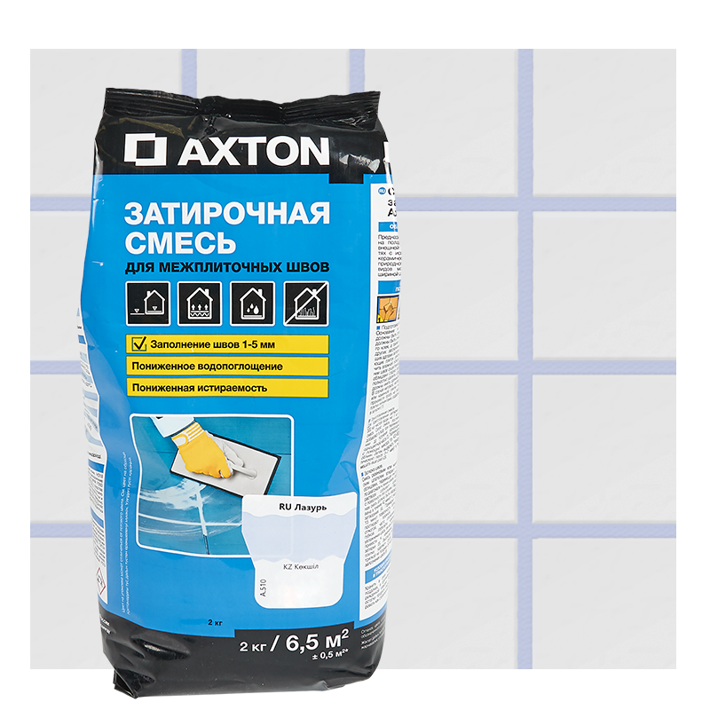 Изображение товара Затирка цементная Axton А510 цвет лазурь 2 кг