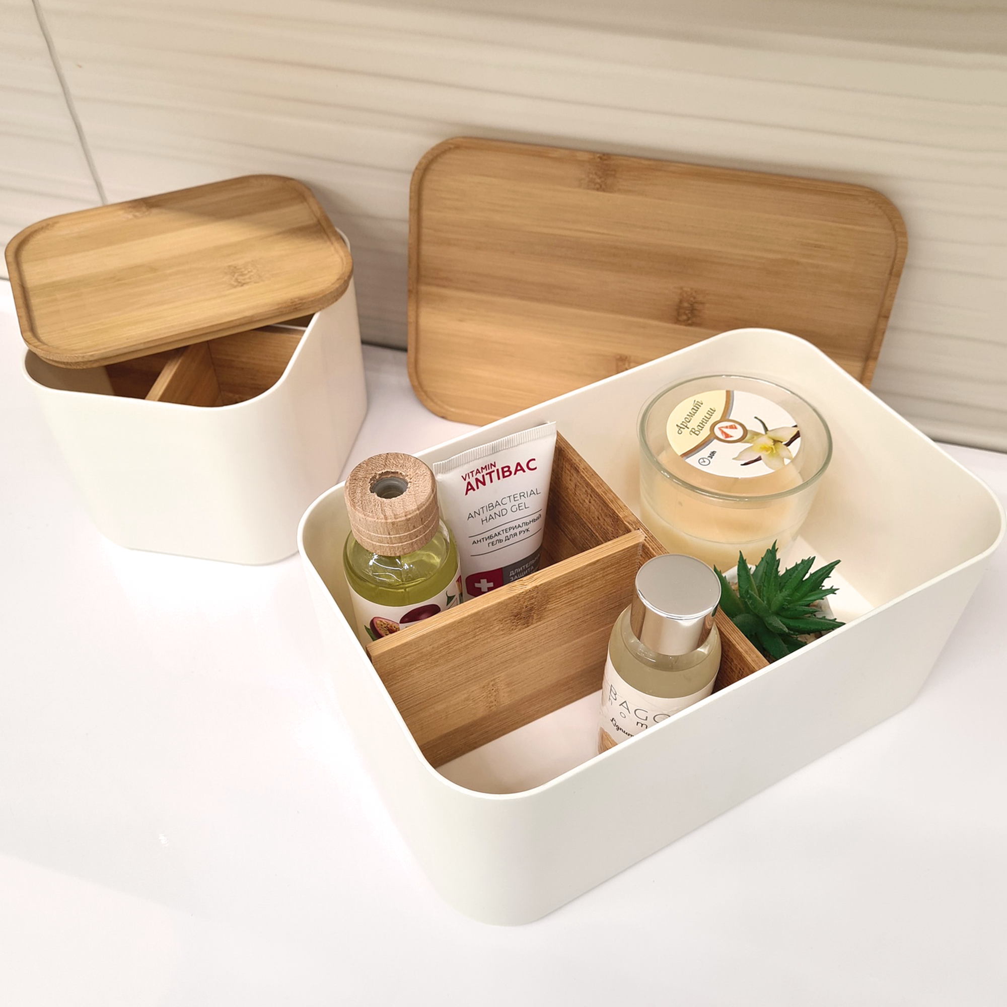 Корзина для хранения Sensea Bamboo 24x15x11 см - 6