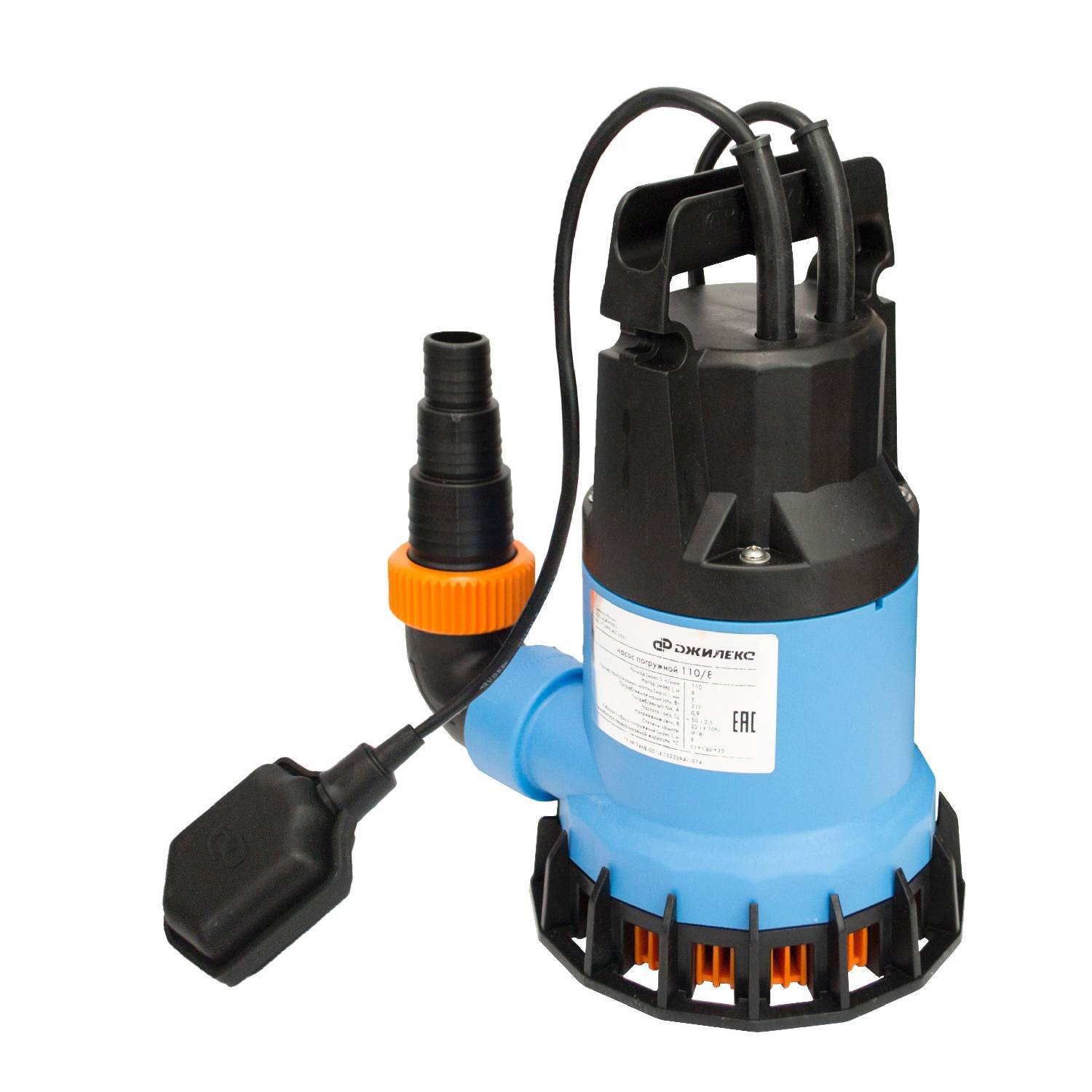 Изображение товара Насос погружной дренажный для чистой воды Джилекс Дренажник 110/8, 6600 л/ч