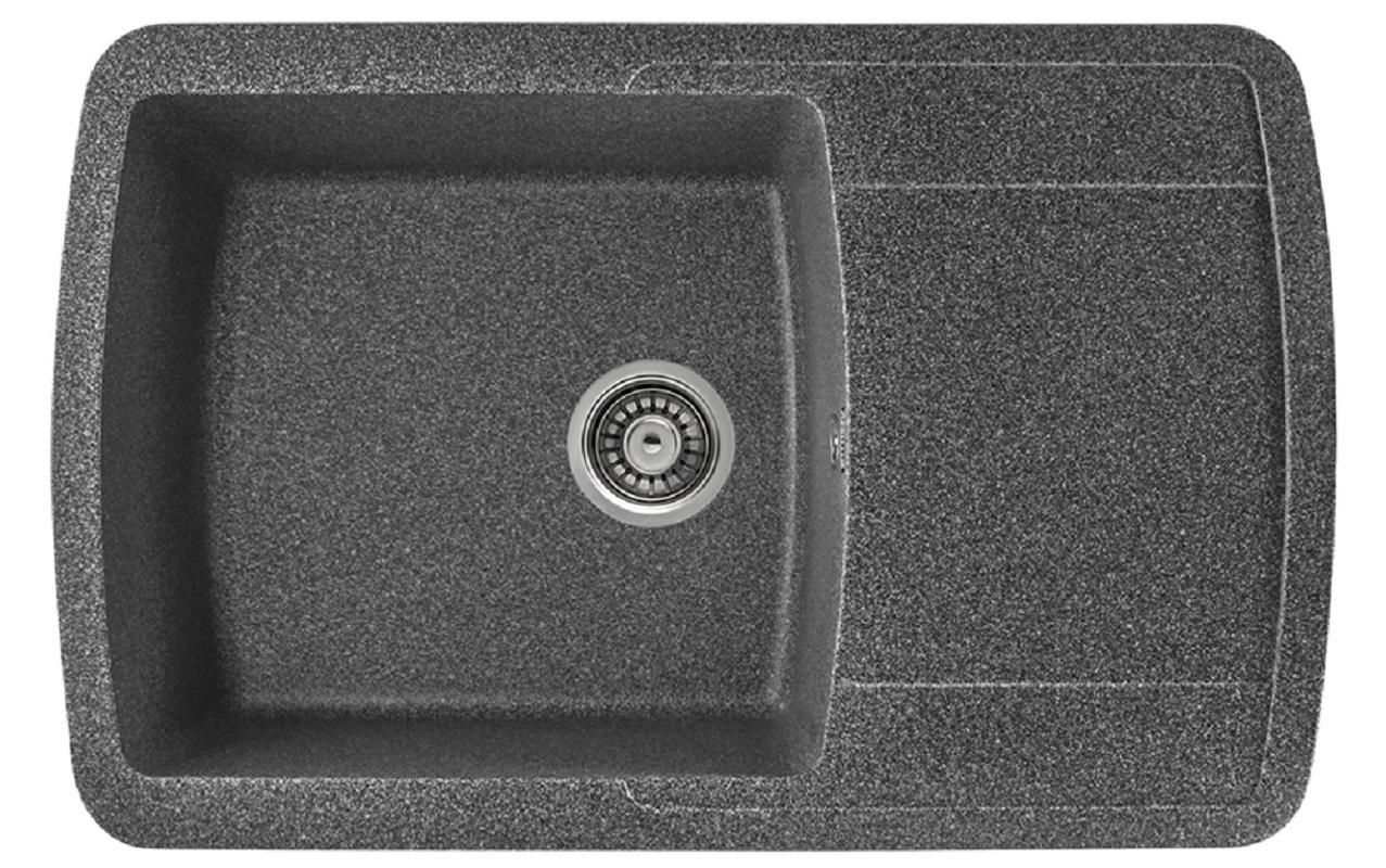 Изображение товара Графитовая кухонная мойка из искусственного камня Gerhans B29-24, 780x500 мм