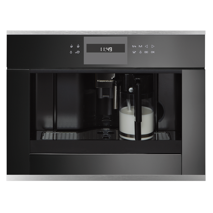 Изображение товара Встраиваемая кофемашина Kuppersbusch CKV 6550.0 S1 из нержавеющей стали
