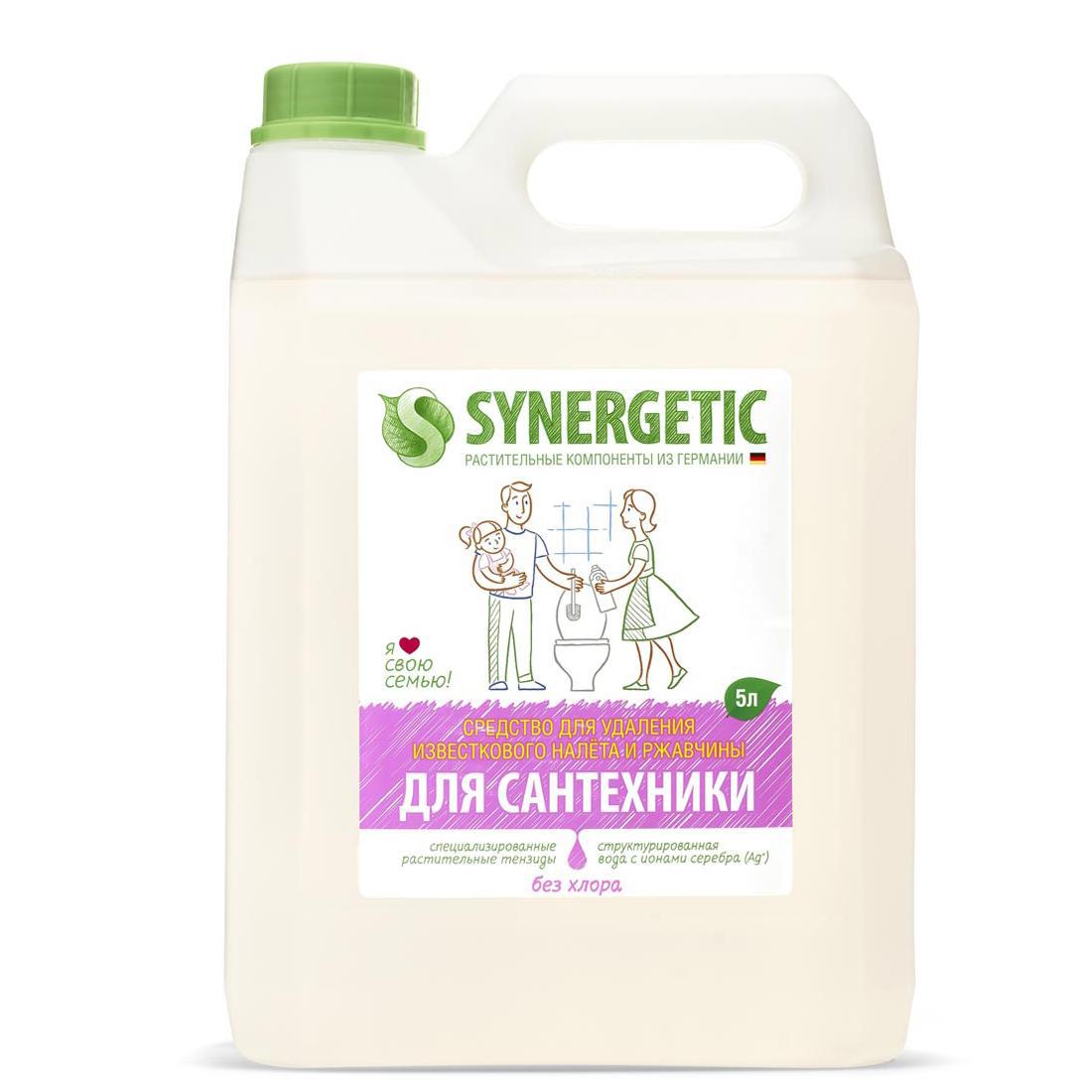 Изображение товара Гель для чистки сантехники Synergetic 5 л Изображение товара Гель для чистки сантехники Synergetic 5 л