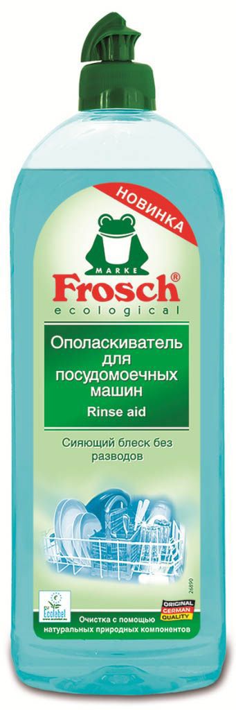 Изображение товара Ополаскиватель для посудомоечных машин Frosch 0.75 л Изображение товара Ополаскиватель для посудомоечных машин Frosch 0.75 л