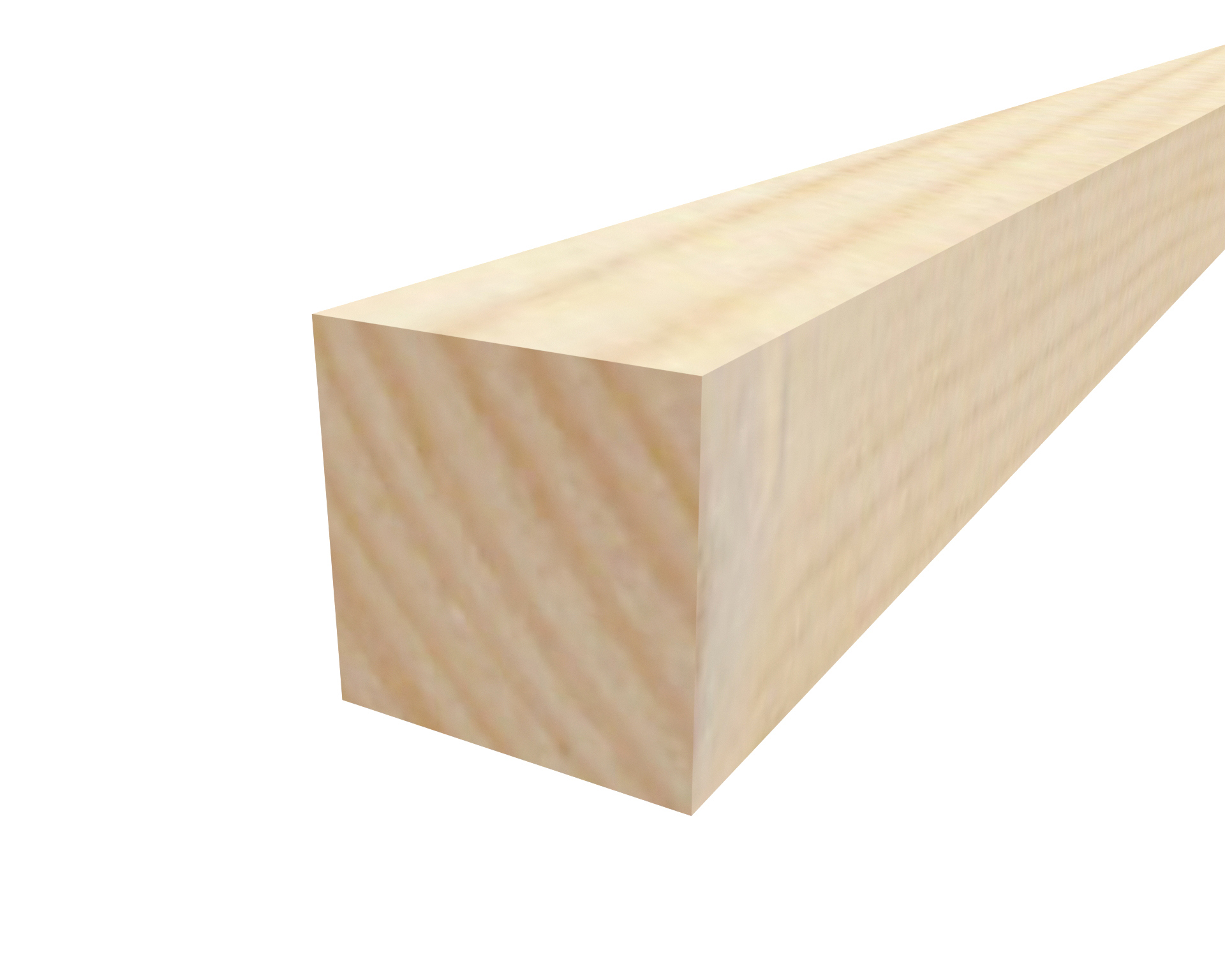 Изображение товара Декоративный брусок сращенный 10x10x2400 мм хвоя сорт Экстра прямой