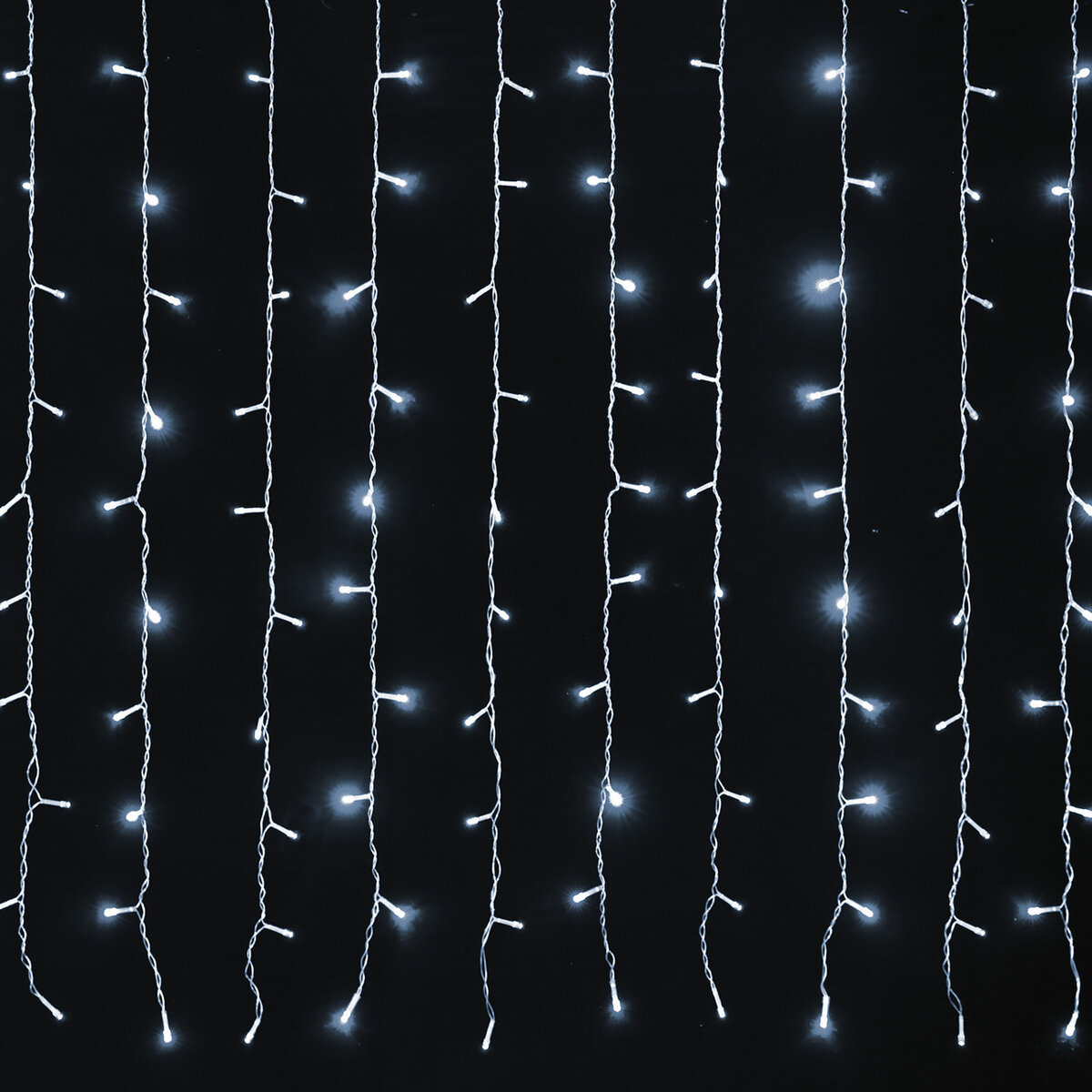 Изображение товара Электрогирлянда универсальная Золотая сказка 591302 занавес 3.8x3.8 м 480 ламп холодный белый (голубой) 8 режимов работы