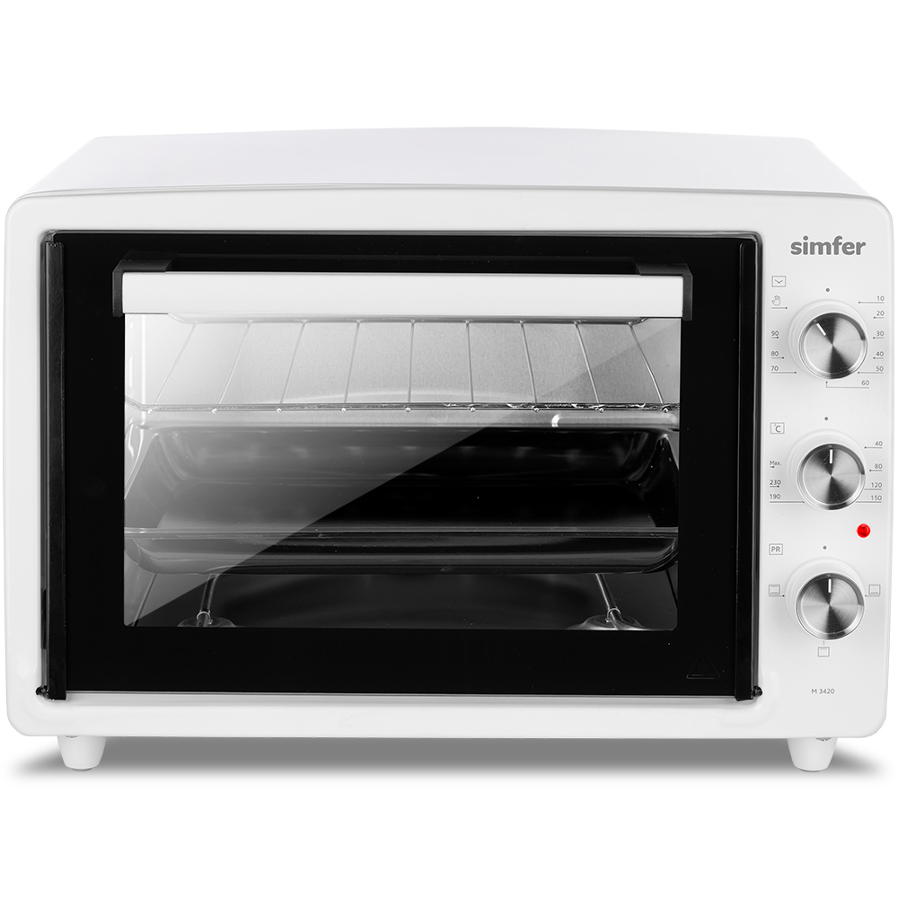Изображение товара Электропечь Simfer M3420 белая 34л мощность 1300 Вт с таймером и режимами готовки