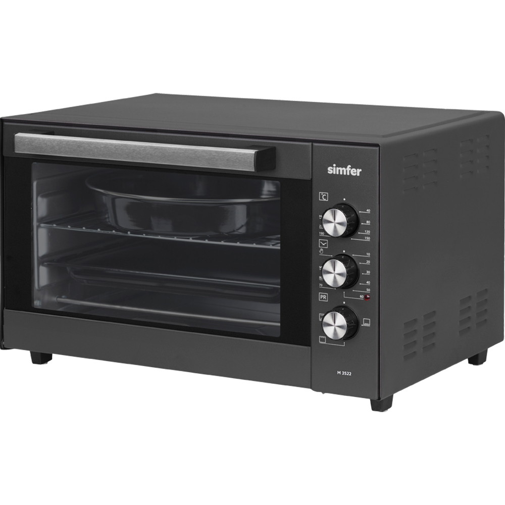 Изображение товара Электропечь Simfer M3522 49.5x30x36 см 1300 кВт цвет черный