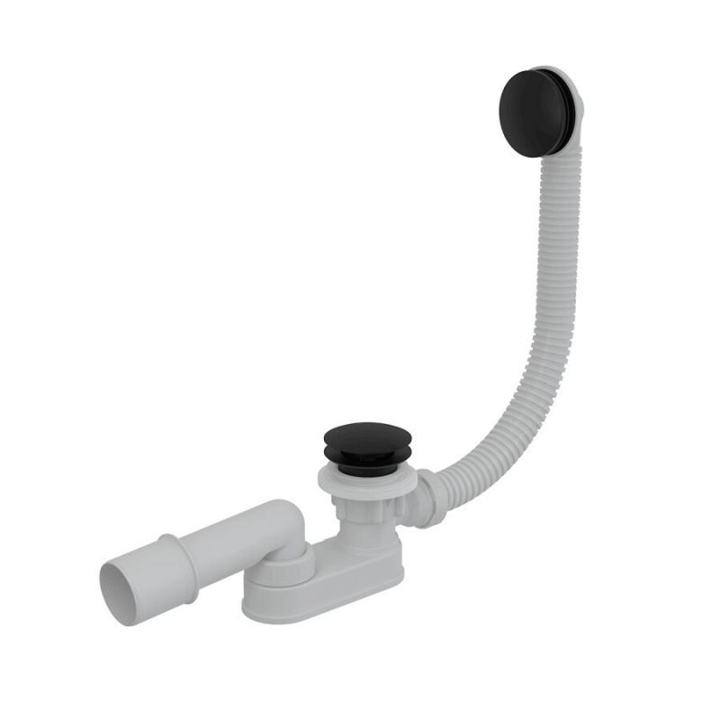Изображение товара Сифон для ванны AlcaPlast A507BLACK с выпуском клик-клак