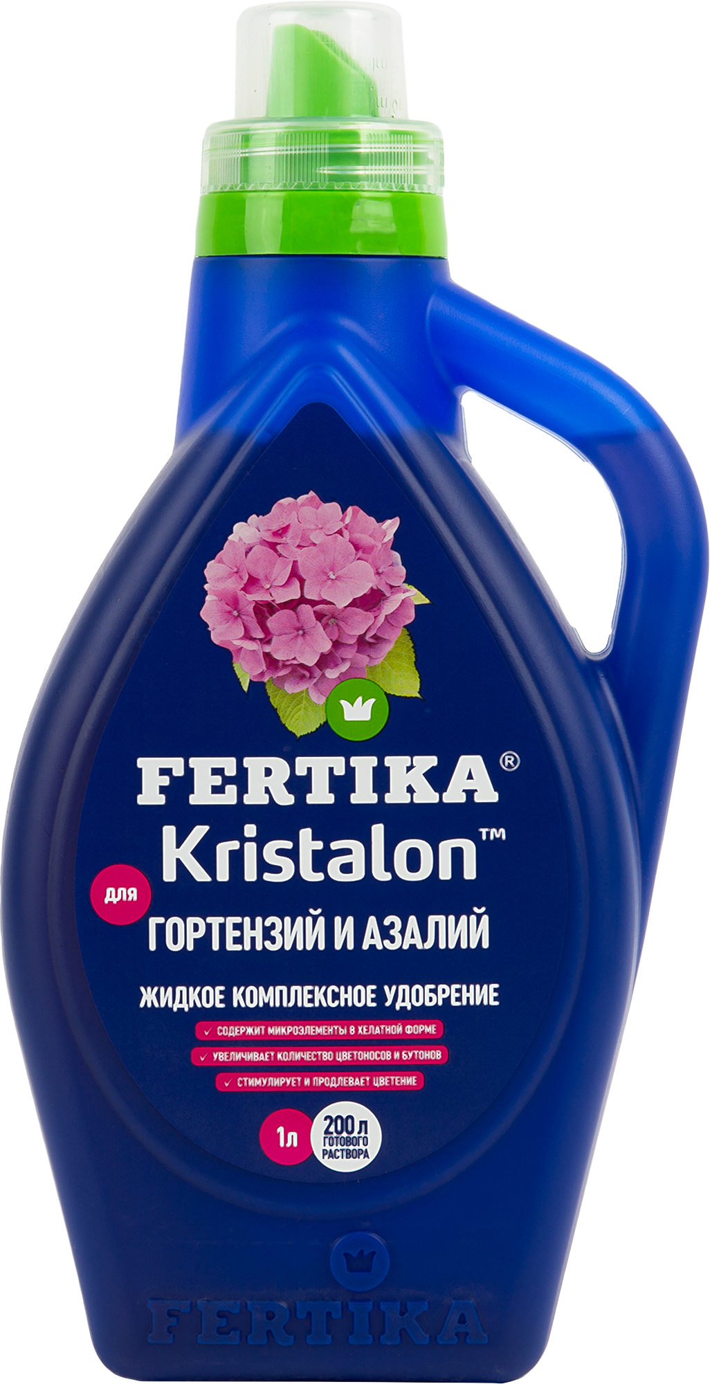 Изображение товара Удобрение Fertika Кристалон для гортензии и азалии 1 л - яркое цветение и здоровье растений
