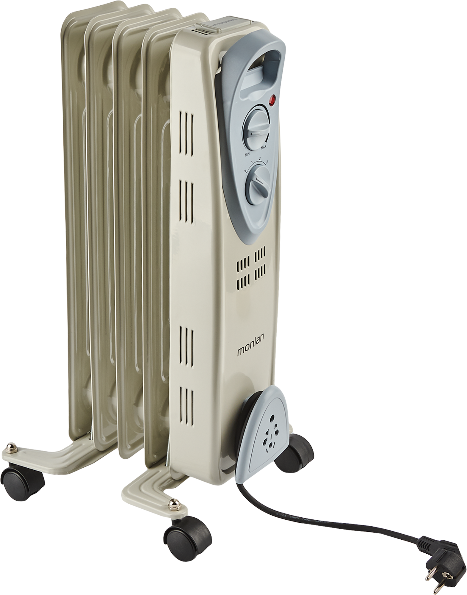 Изображение товара Масляный обогреватель Monlan MS-10 U 1000 Вт для помещений до 15 м² с механическим термостатом