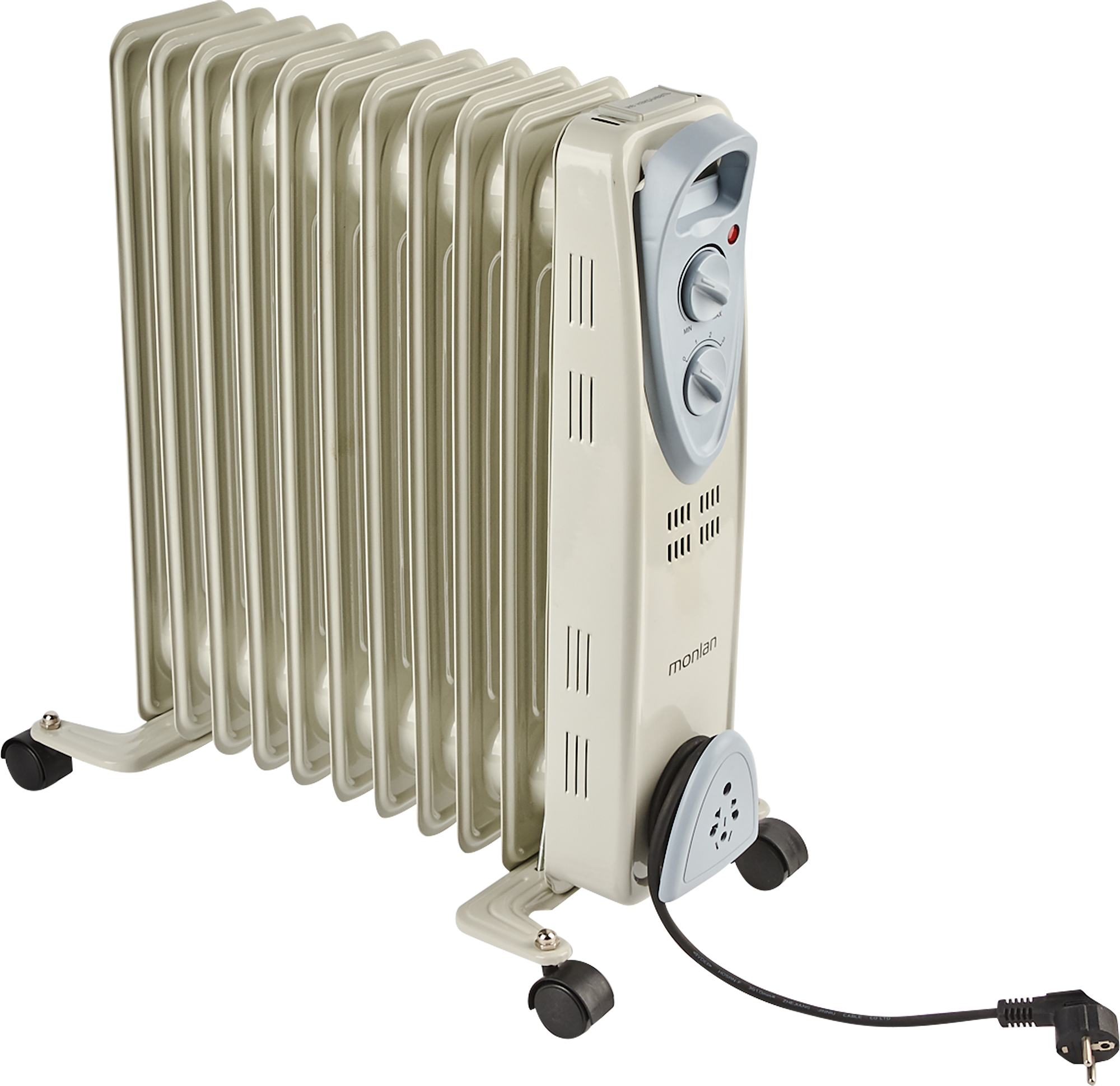 Изображение товара Обогреватель масляный Monlan MS-25 U с механическим термостатом 2500 Вт