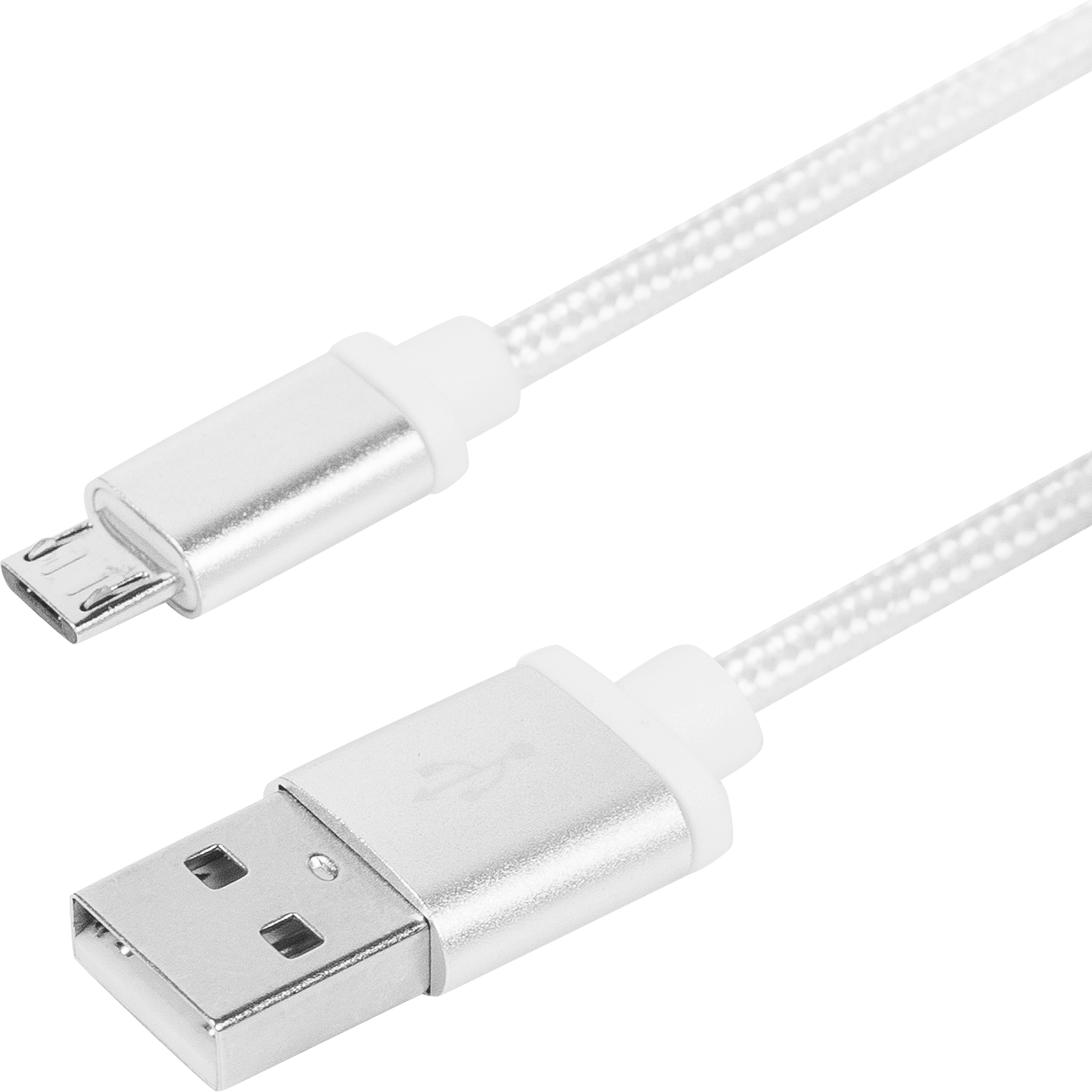 Кабель Oxion USB-micro USB 1.3 м 2 A цвет белый