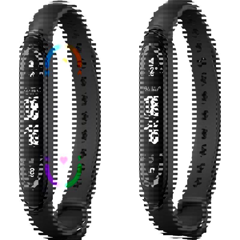 Изображение товара Фитнес-браслет Xiaomi Mi Smart Band 6 черный для здоровья и активности