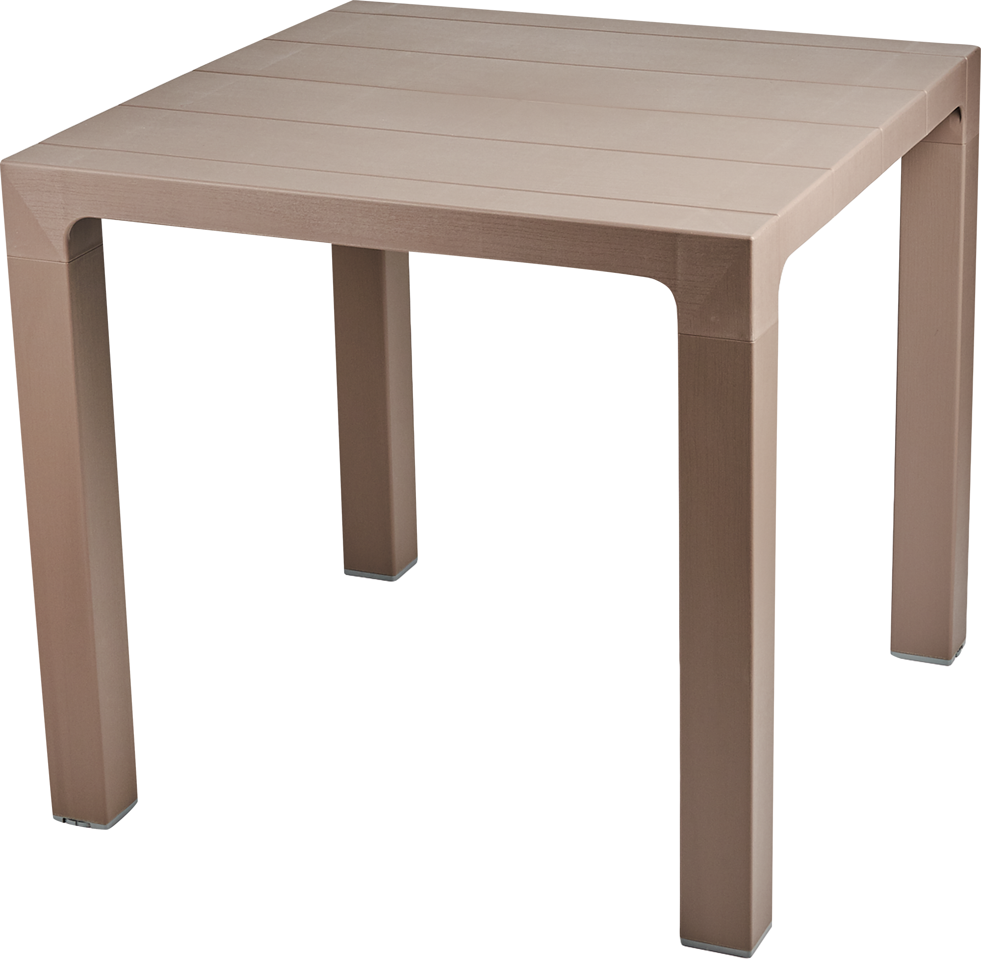 Изображение товара Садовый стол квадратный Орфей СПО-80 складной темный мокко