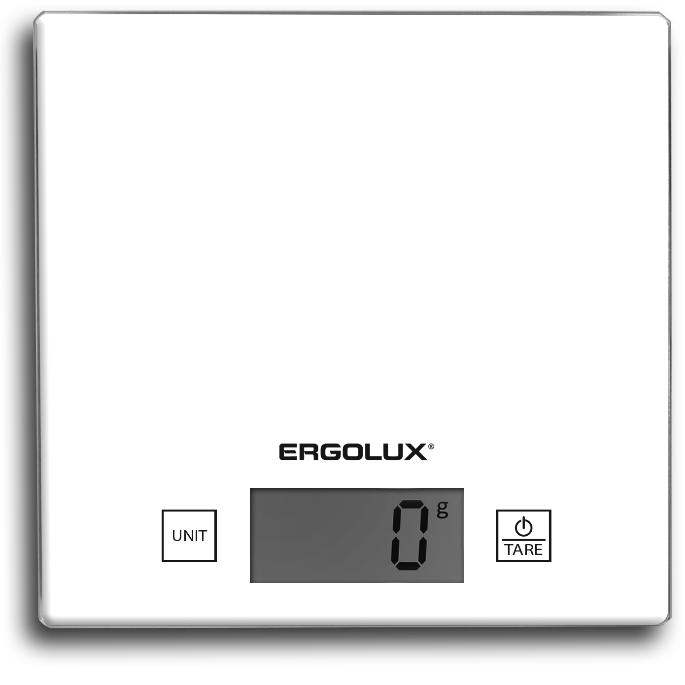 Изображение товара Весы кухонные Ergolux до 5 кг, 150*150 мм белые