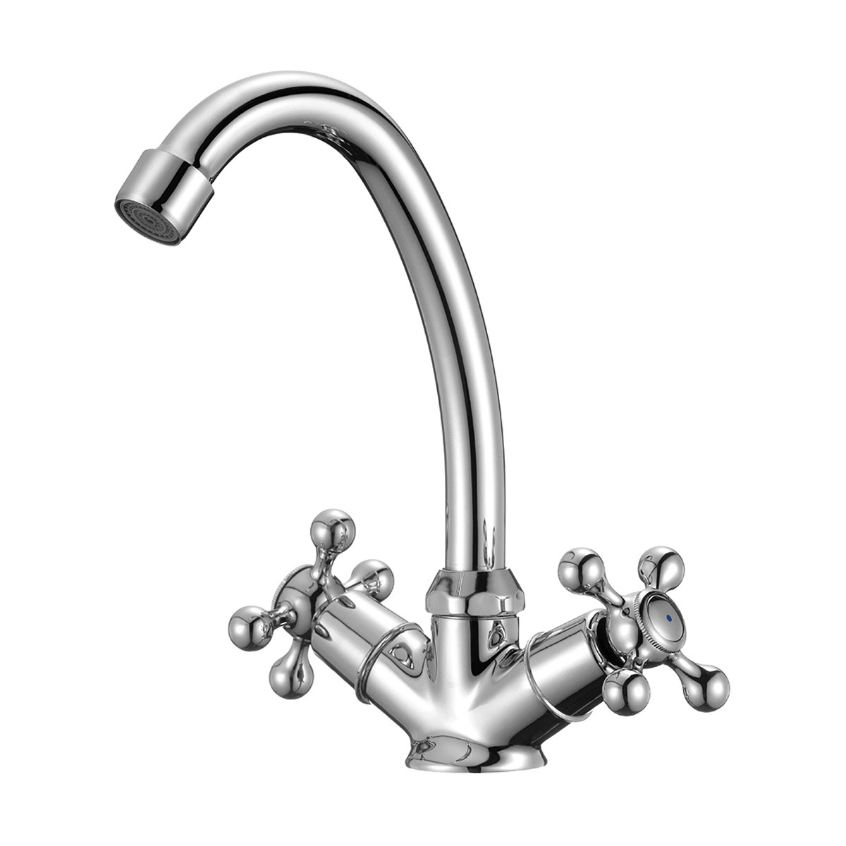 Изображение товара Смеситель для раковины Milardo Duplex DUPSB00M01 хром гидравлический вентильный