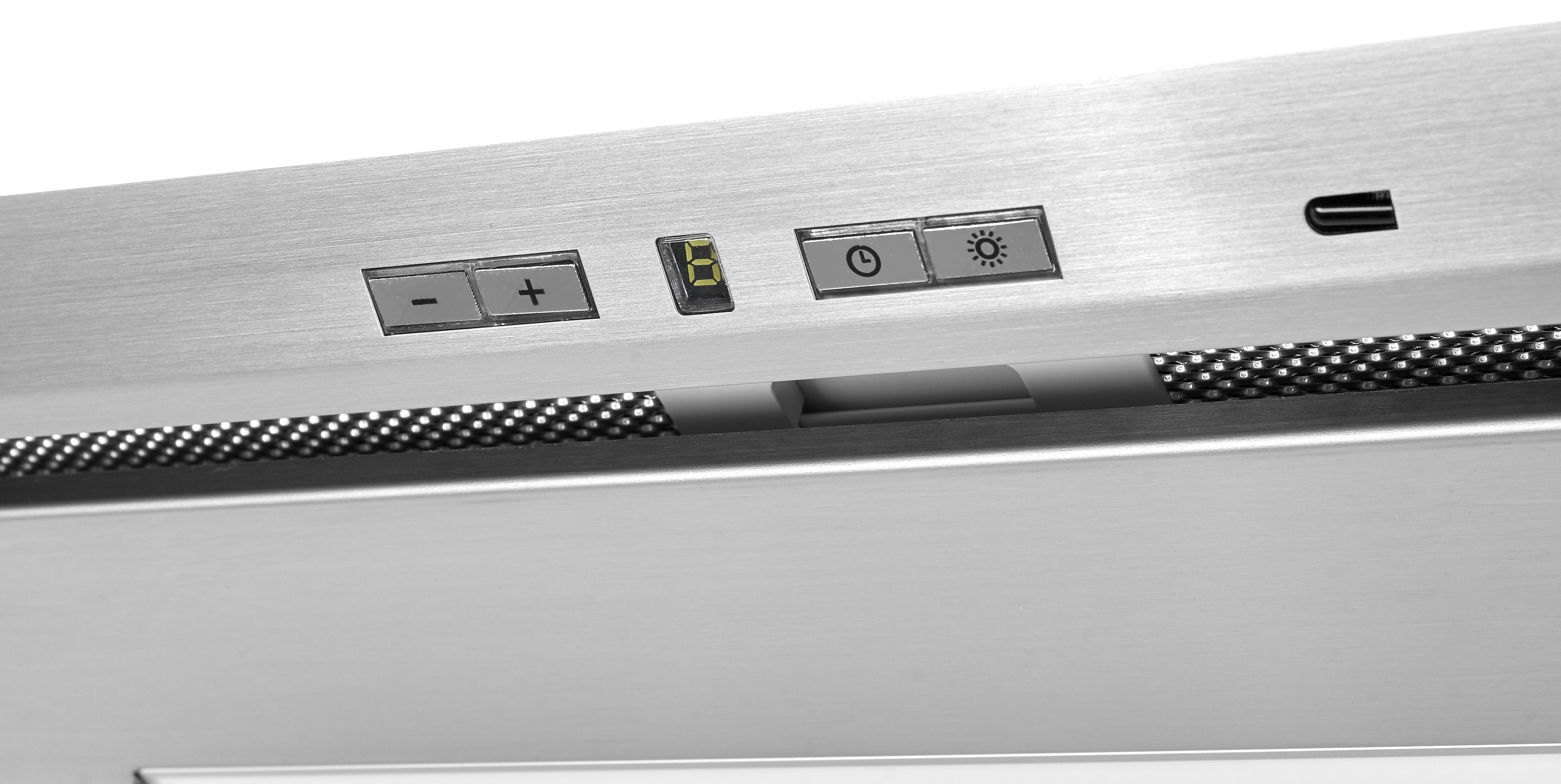 Изображение товара Встраиваемая вытяжка Kuppersberg Inbox 54 см серебристая 1000 м3/ч