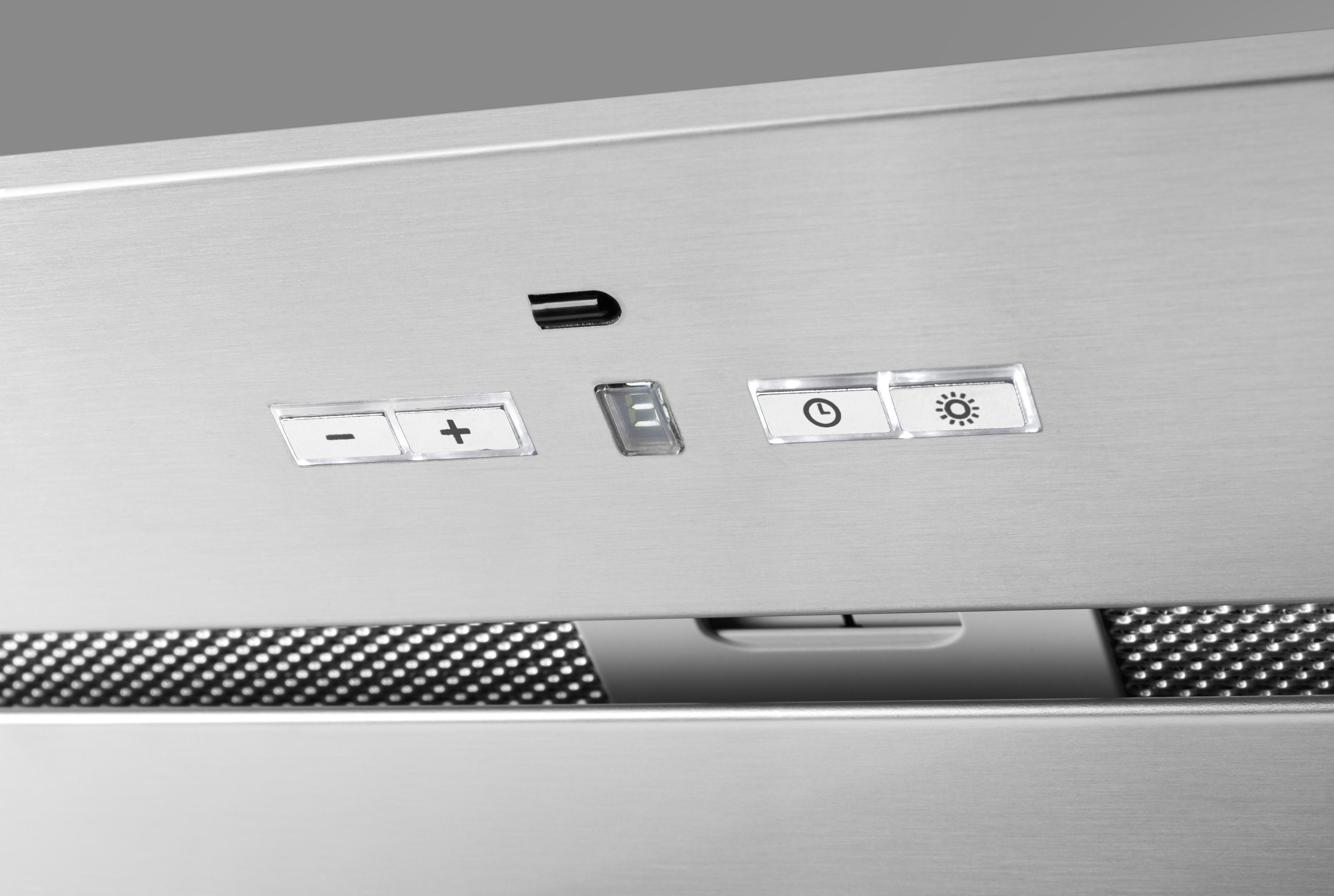 Изображение товара Встраиваемая вытяжка Kuppersberg Ibox 60x60 см серебристая 680 м3/час