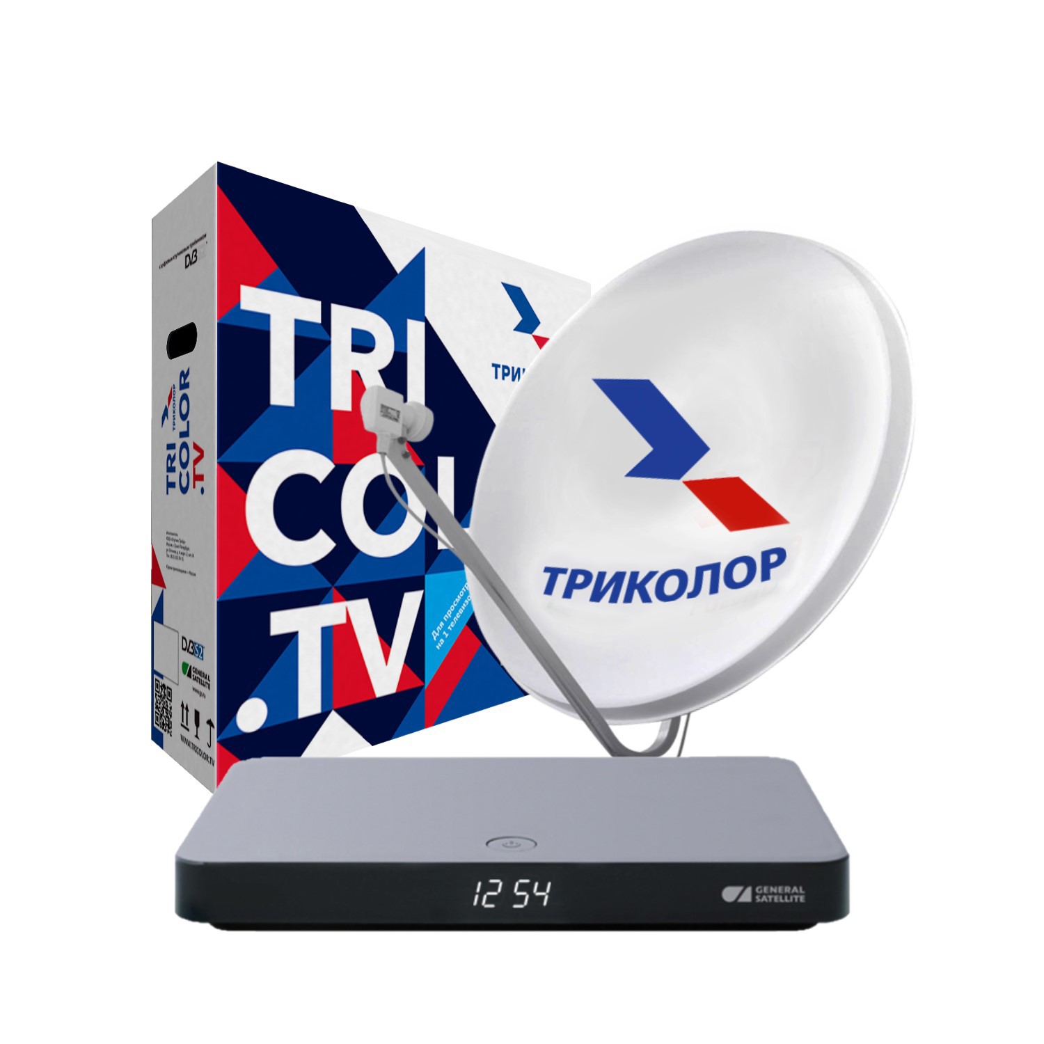 Комплект спутникового телевидения Триколор ТВ Ultra HD GS B621L ️ ...