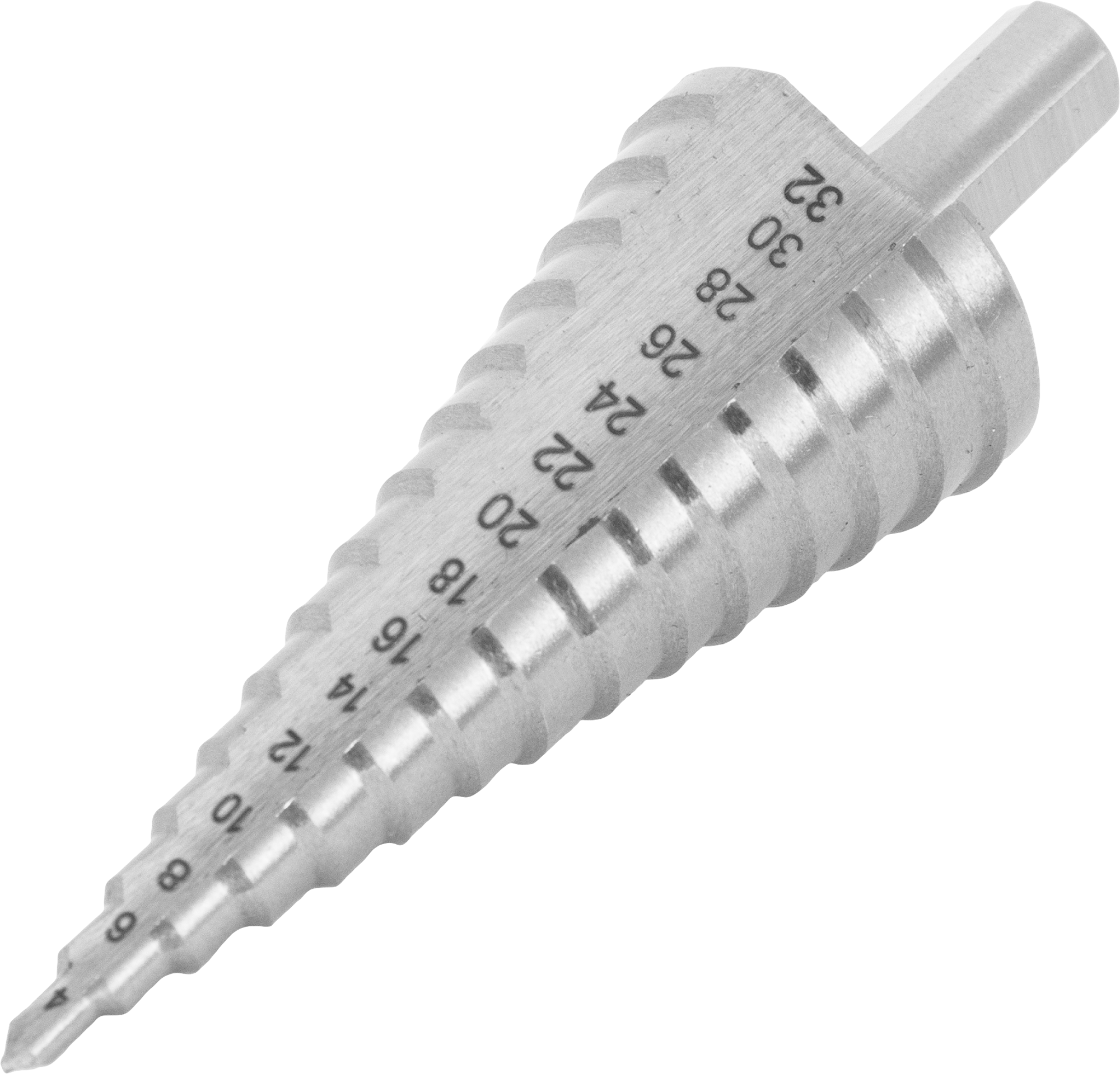 Изображение товара Сверло ступенчатое по металлу HSS 4-32 мм профессиональное
