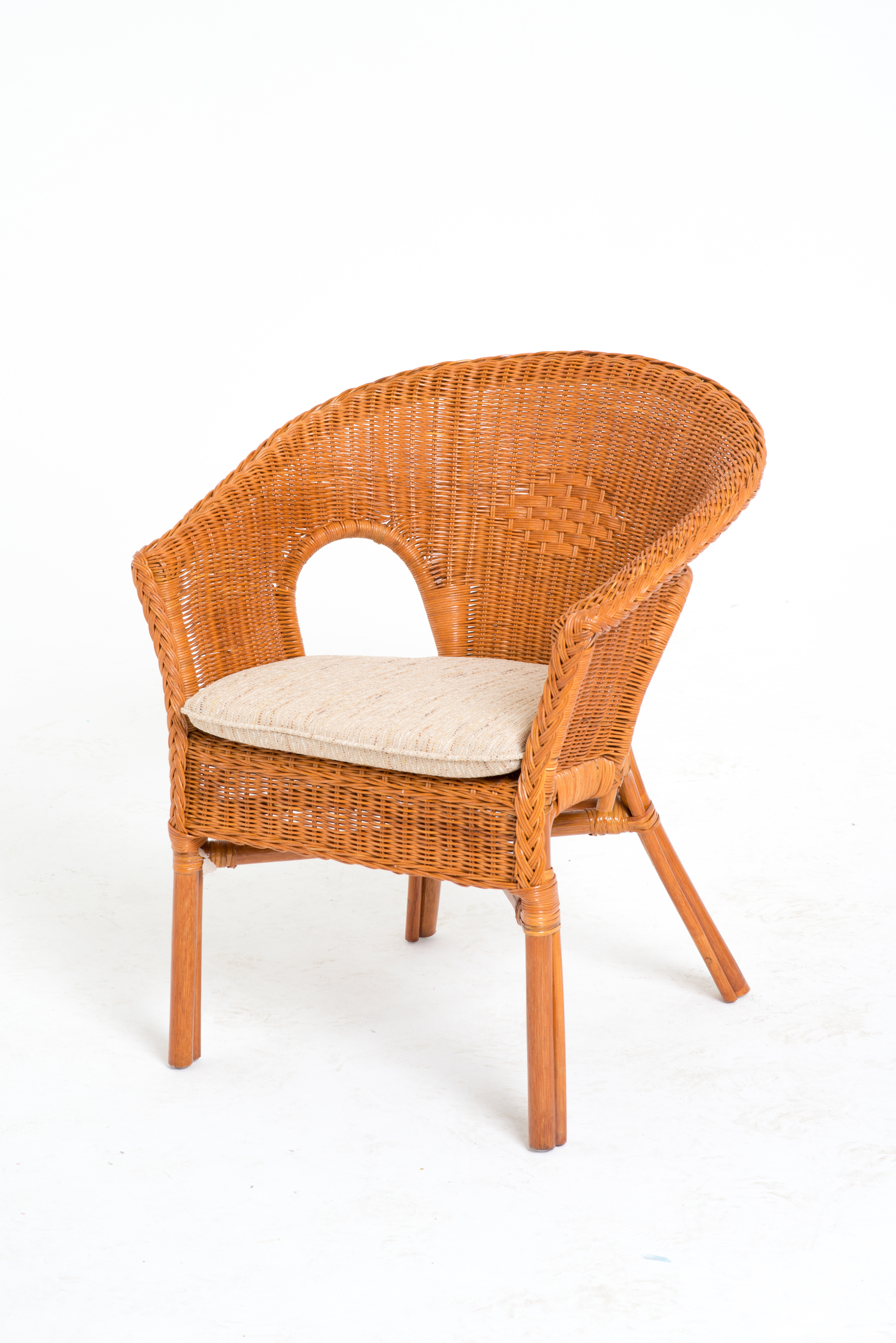 Изображение товара Кресло с подушкой Vinotti 02/08Вцвет коньяк