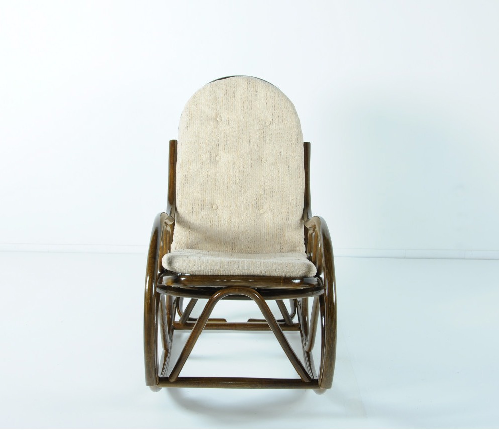 Изображение товара Кресло-качалка Vinotti 05/04 из ротанга олива для дома и улицы