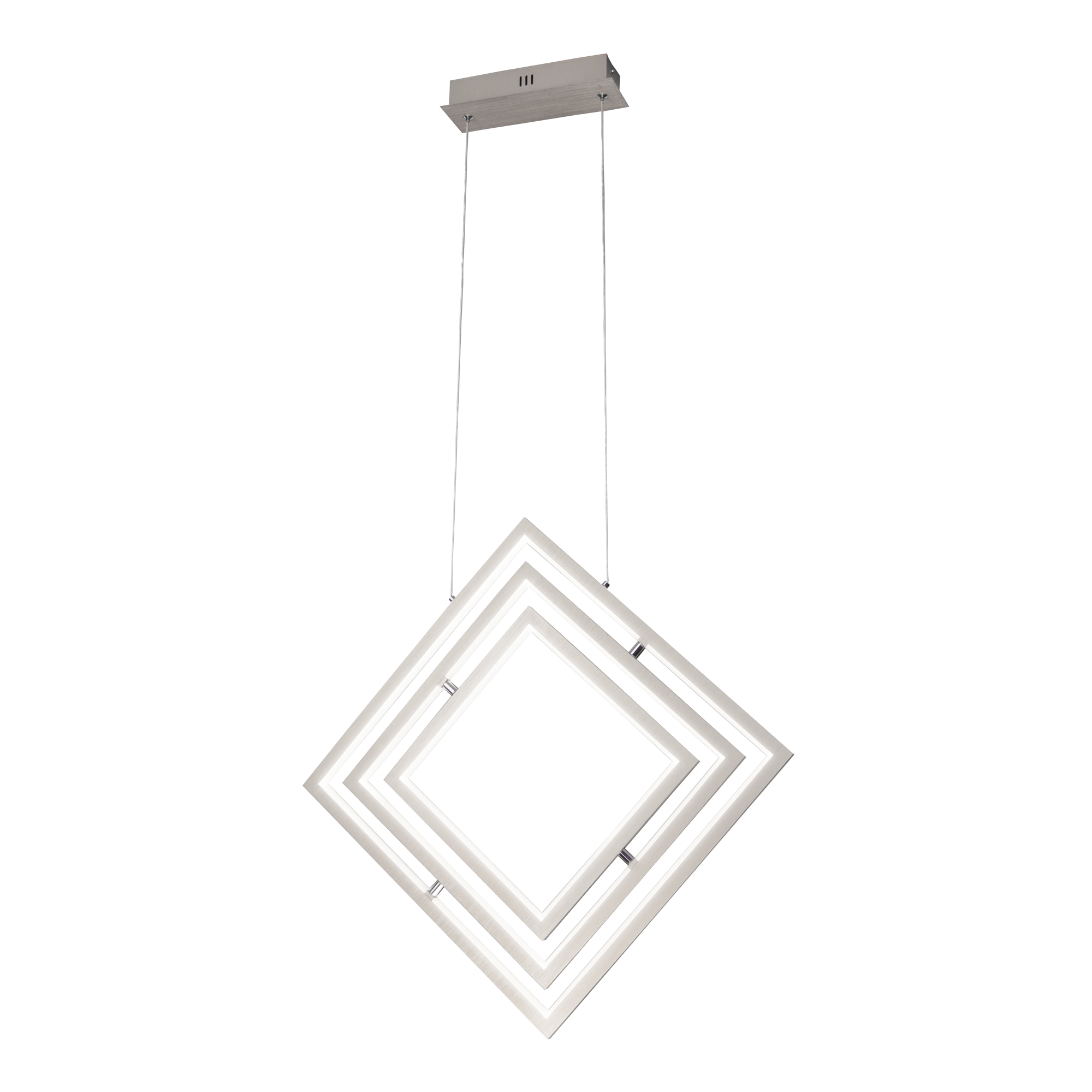 Изображение товара Люстра подвесная светодиодная Eurosvet a050151 50 Вт для натяжных потолков серебро