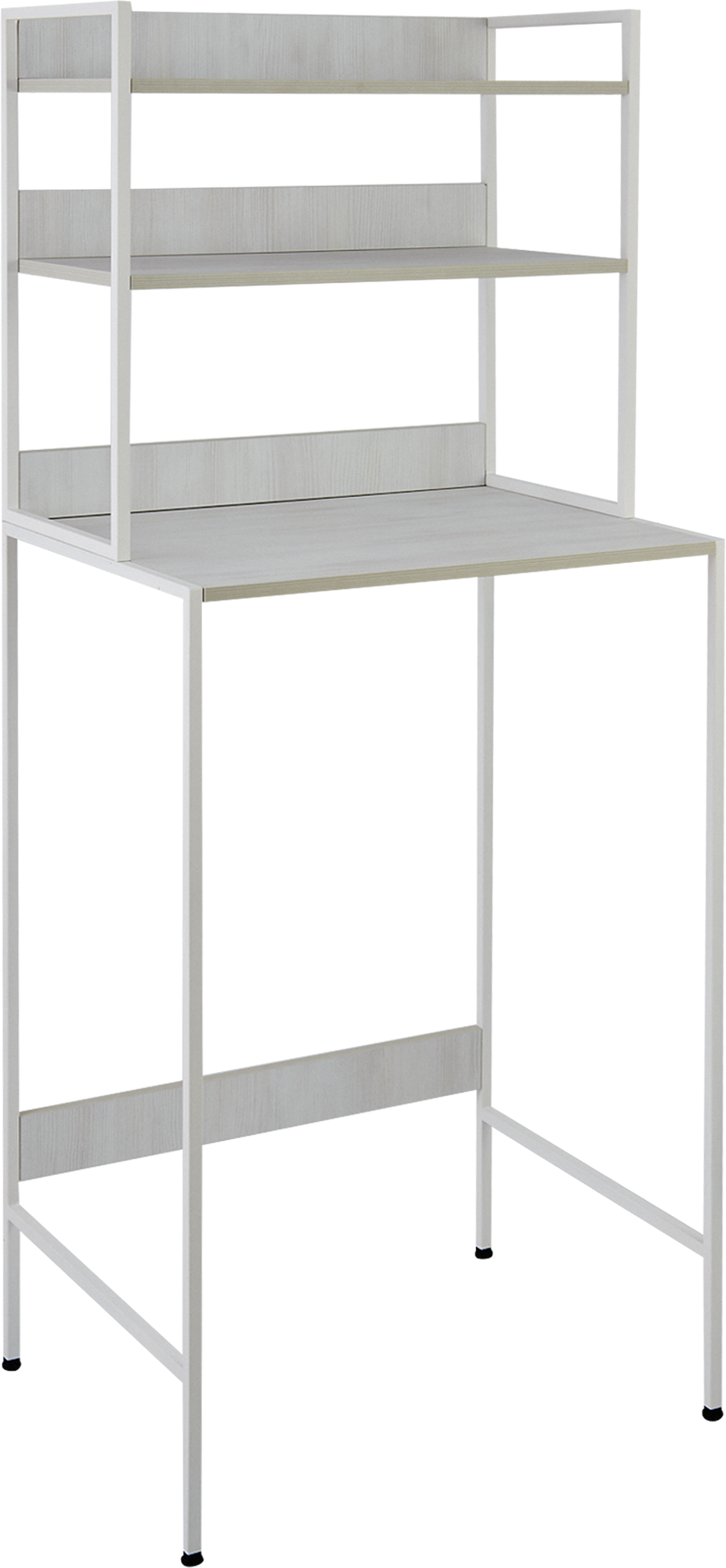 Изображение товара Стеллаж для хранения над стиральной машиной белый металл водостойкий сертифицированный