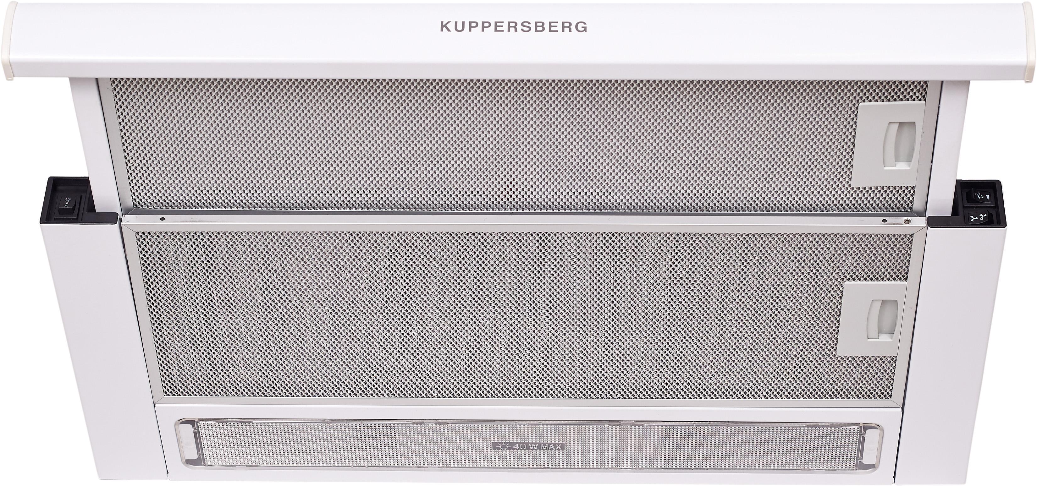 Изображение товара Встраиваемая вытяжка KUPPERSBERG 5654 60 см цвет белый Изображение товара Встраиваемая вытяжка KUPPERSBERG 5654 60 см цвет белый
