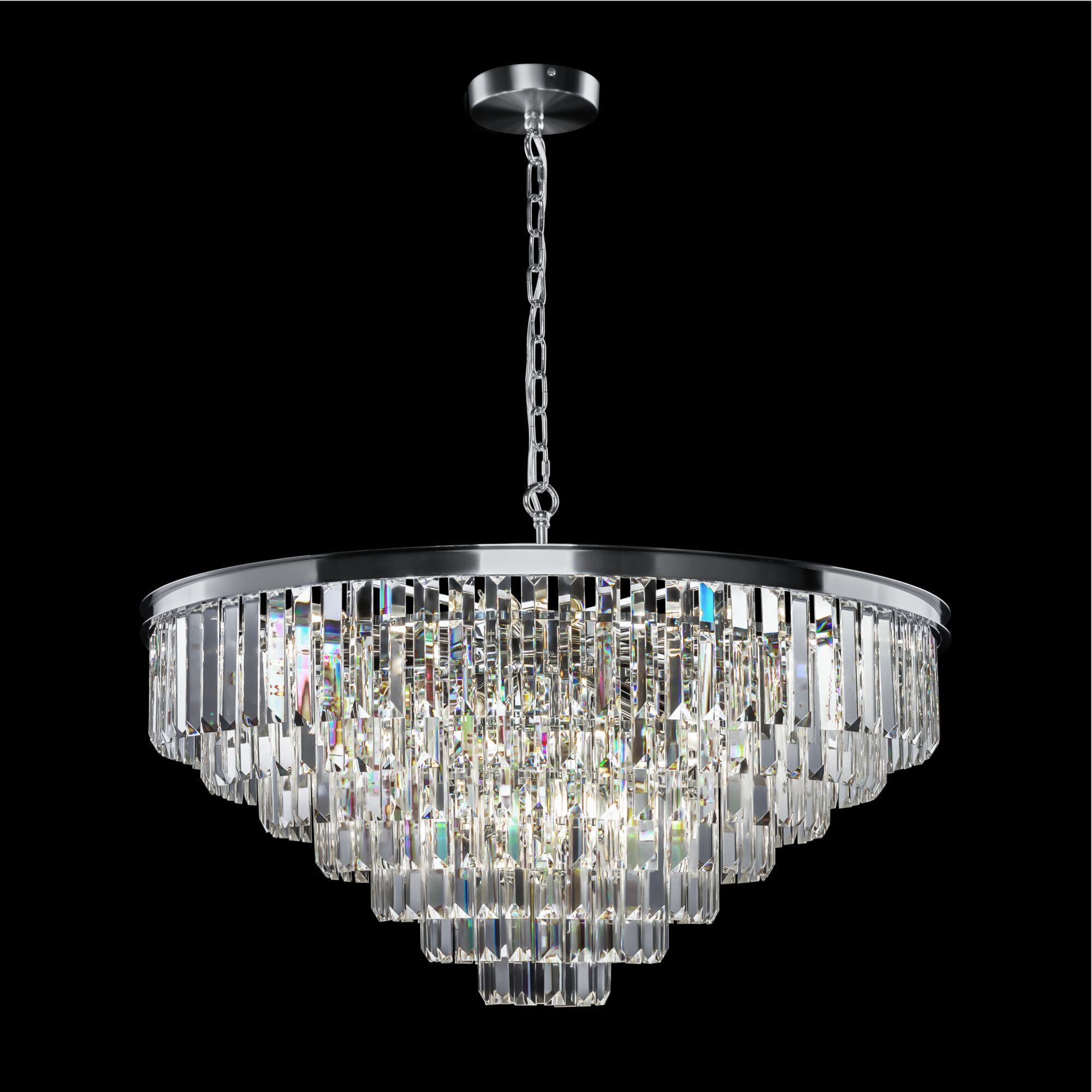 Изображение товара Люстра подвесная Maytoni Revero 16 ламп современный дизайн хром стекло