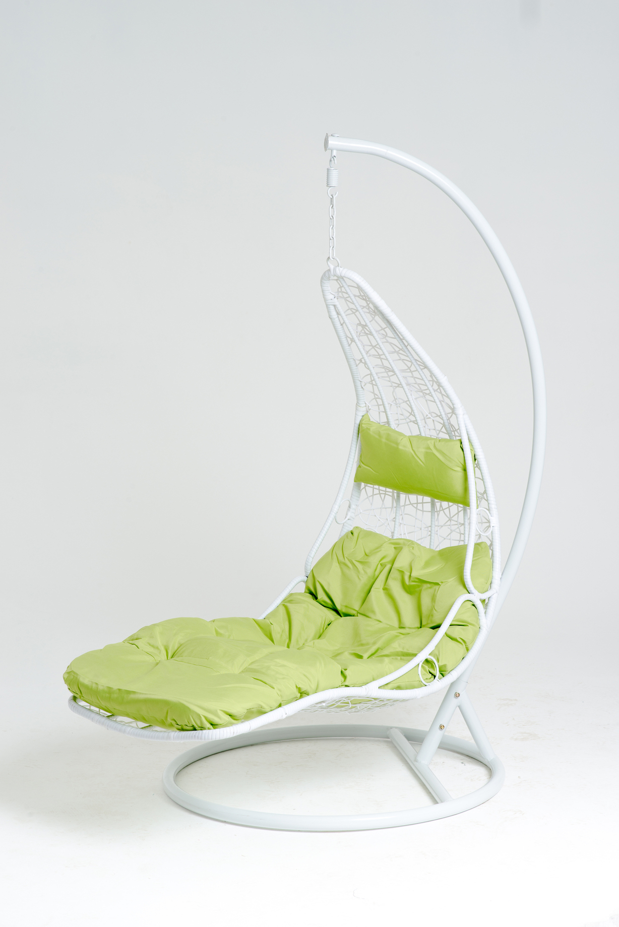 Изображение товара Подвесное плетёное кресло Vinotti, искусственного ротанга белого цвета