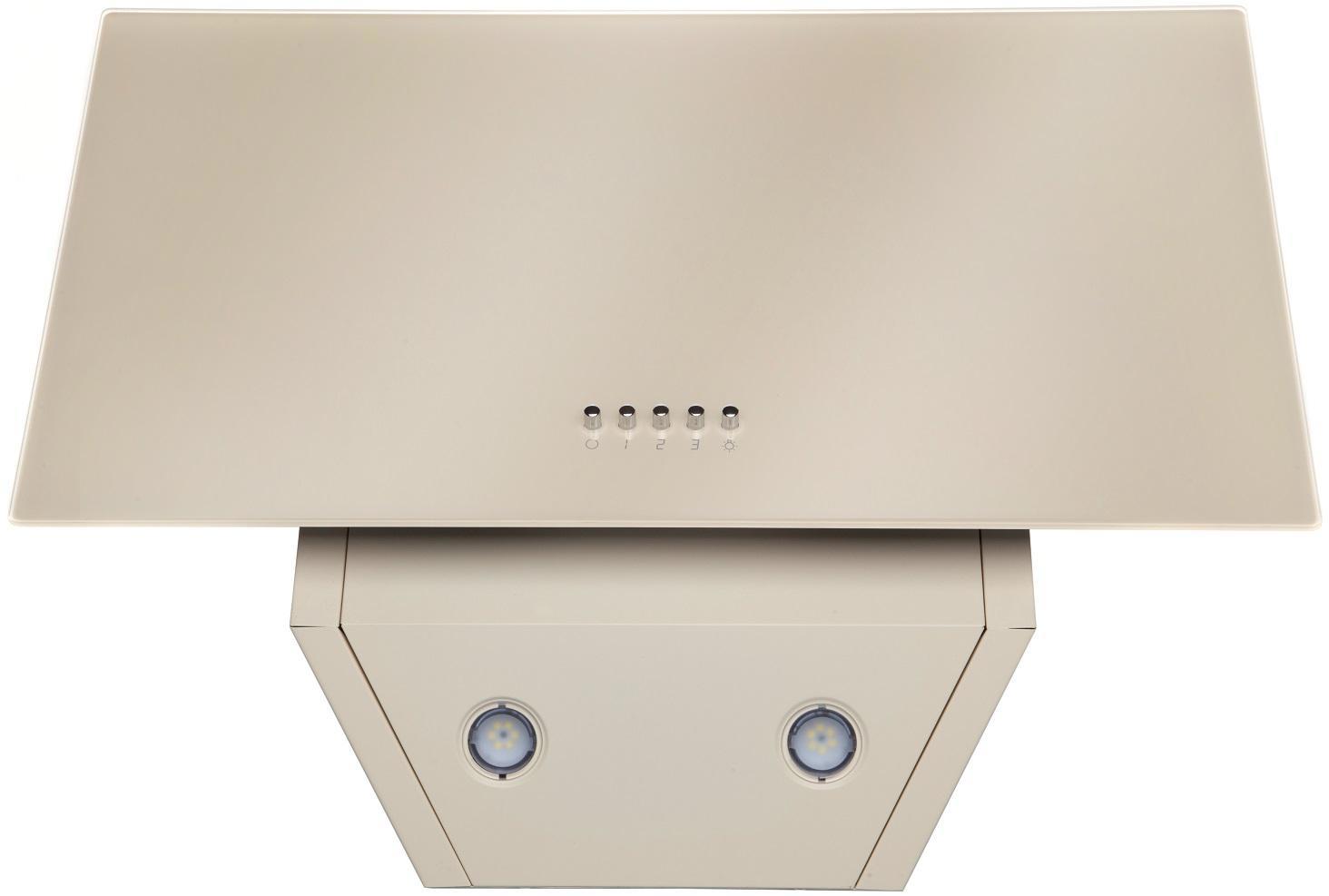 Изображение товара Встраиваемая вытяжка Konigin Colibri Ivory 50 с стеклянной панелью и LED освещением