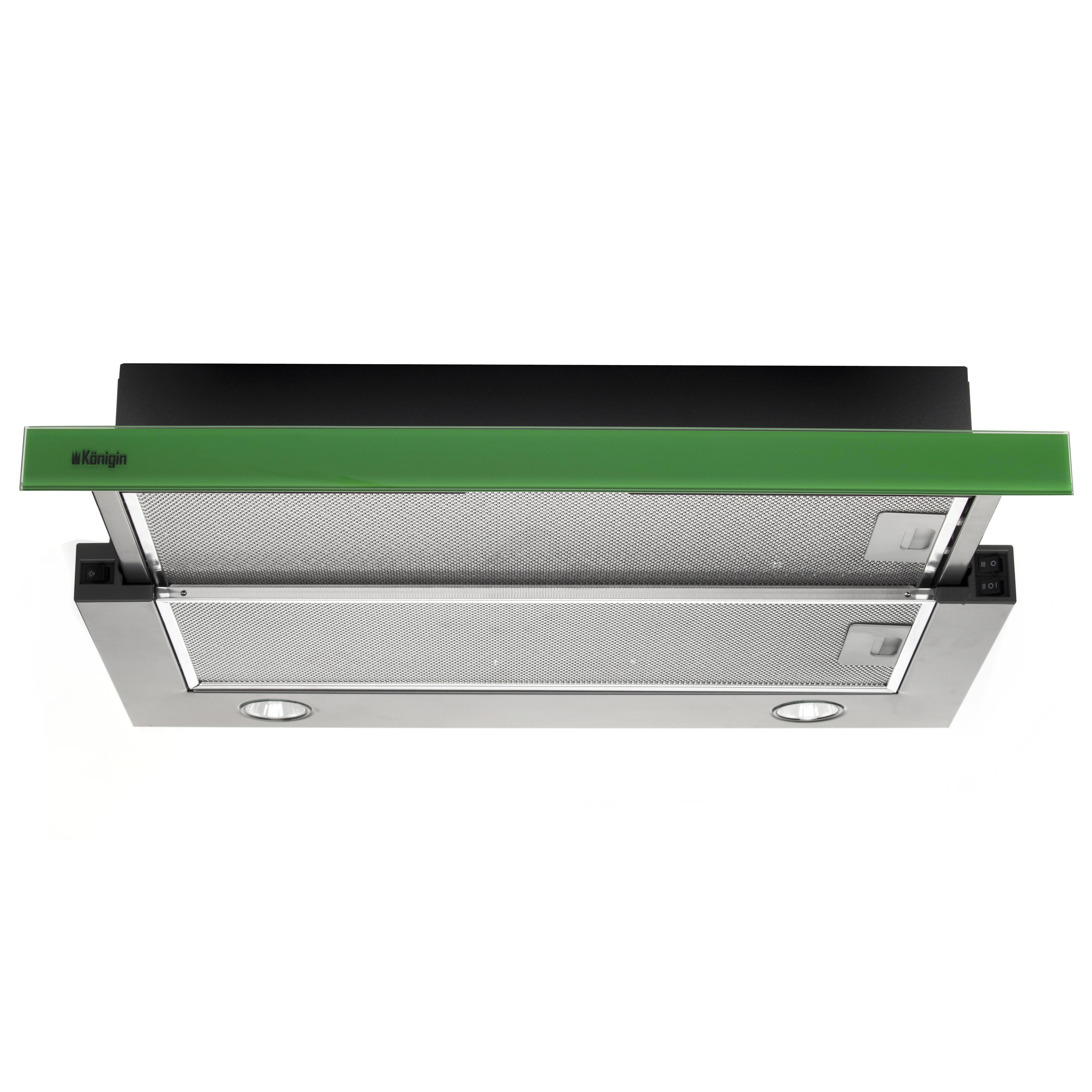 Изображение товара Встроенная кухонная вытяжка Konigin Helena II Green Glass 60 650 м³/ч LED