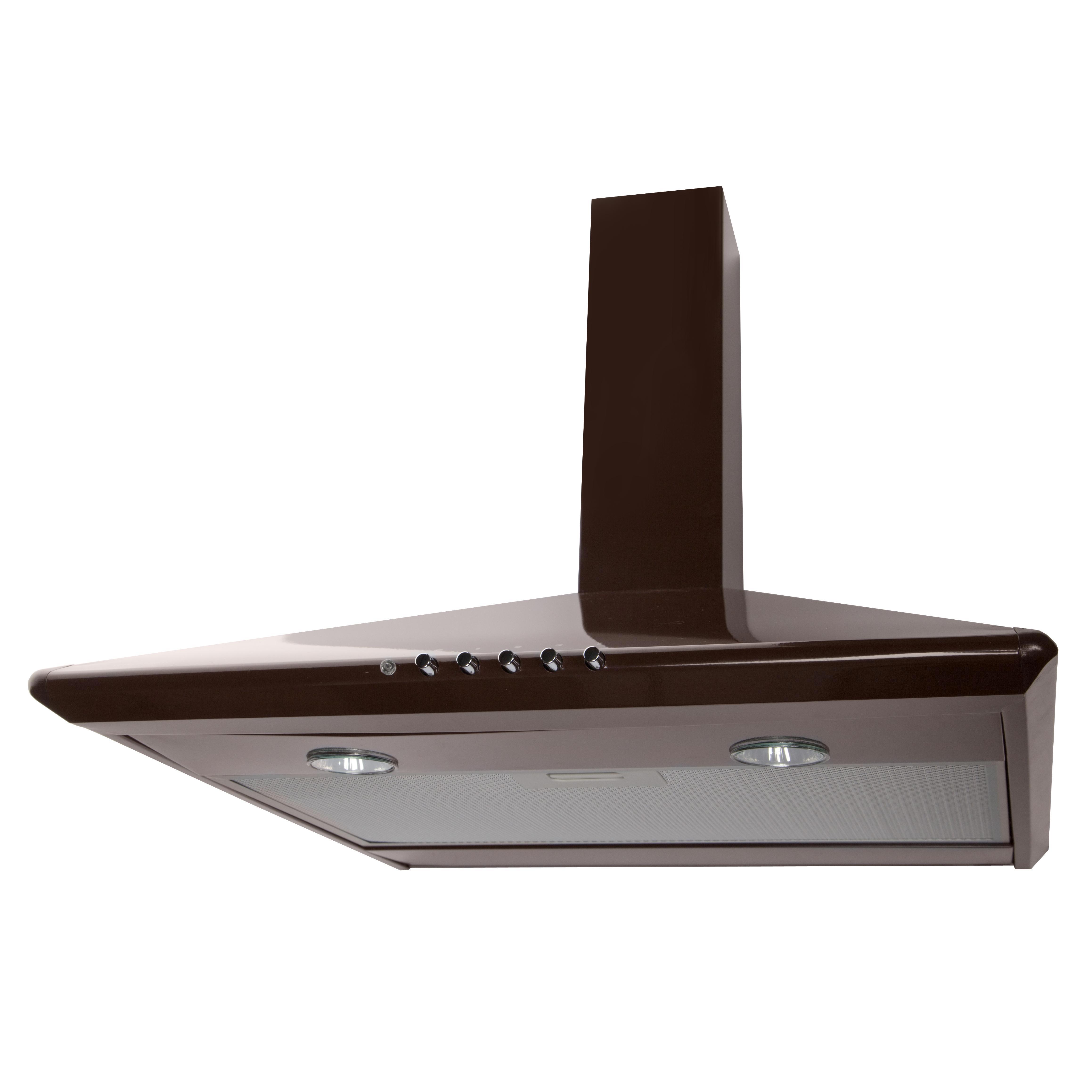 Изображение товара Кухонная вытяжка Konigin Mia Brown 60 встраиваемая купольная с галогенной подсветкой