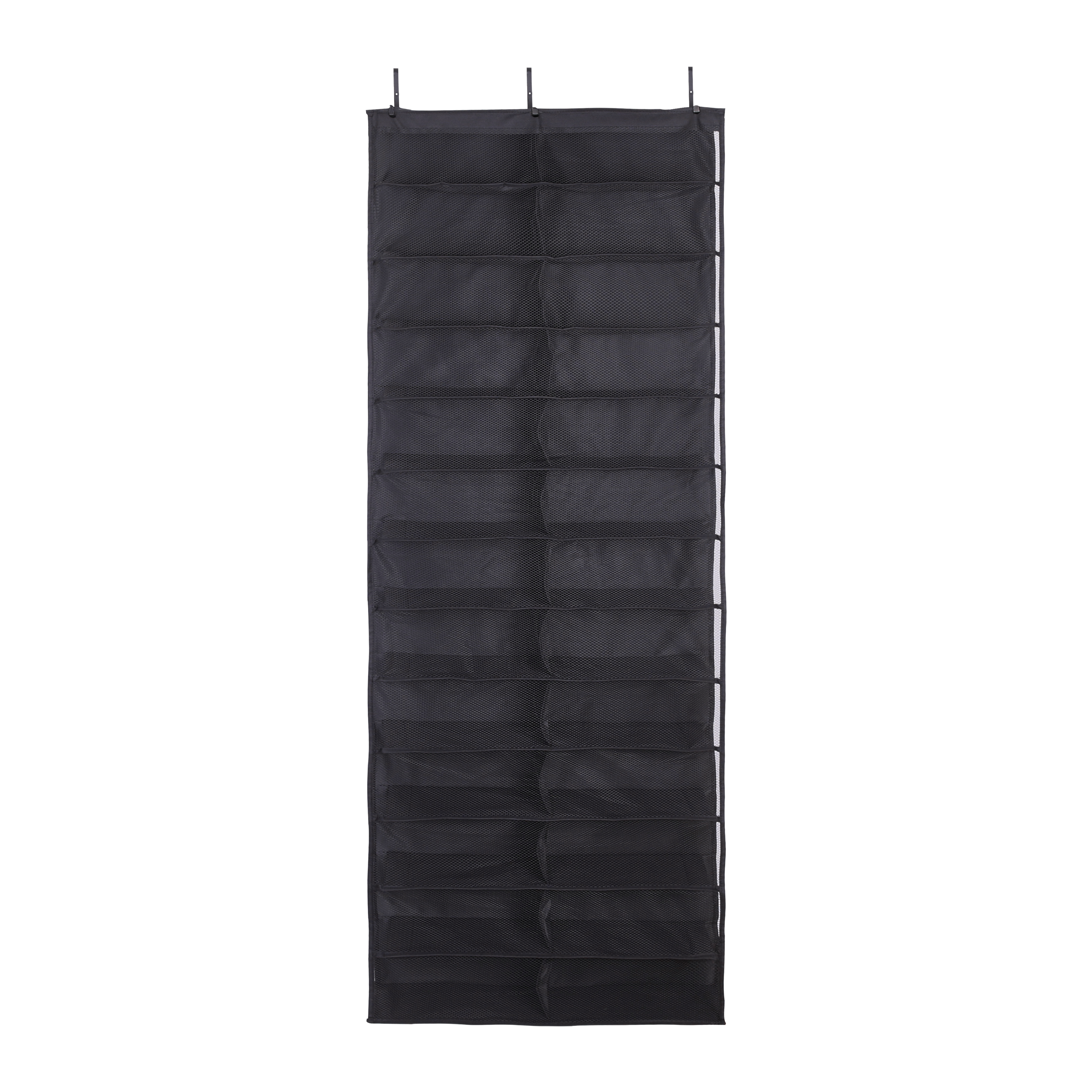 Органайзер для обуви подвесной Spaceo 59x160x15.2 см полиэстер цвет чёрный