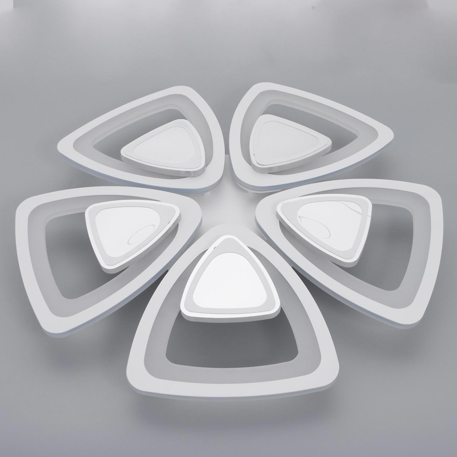 Изображение товара Люстра потолочная светодиодная BAYERLUX 5169335 с пультом белая 120 Вт