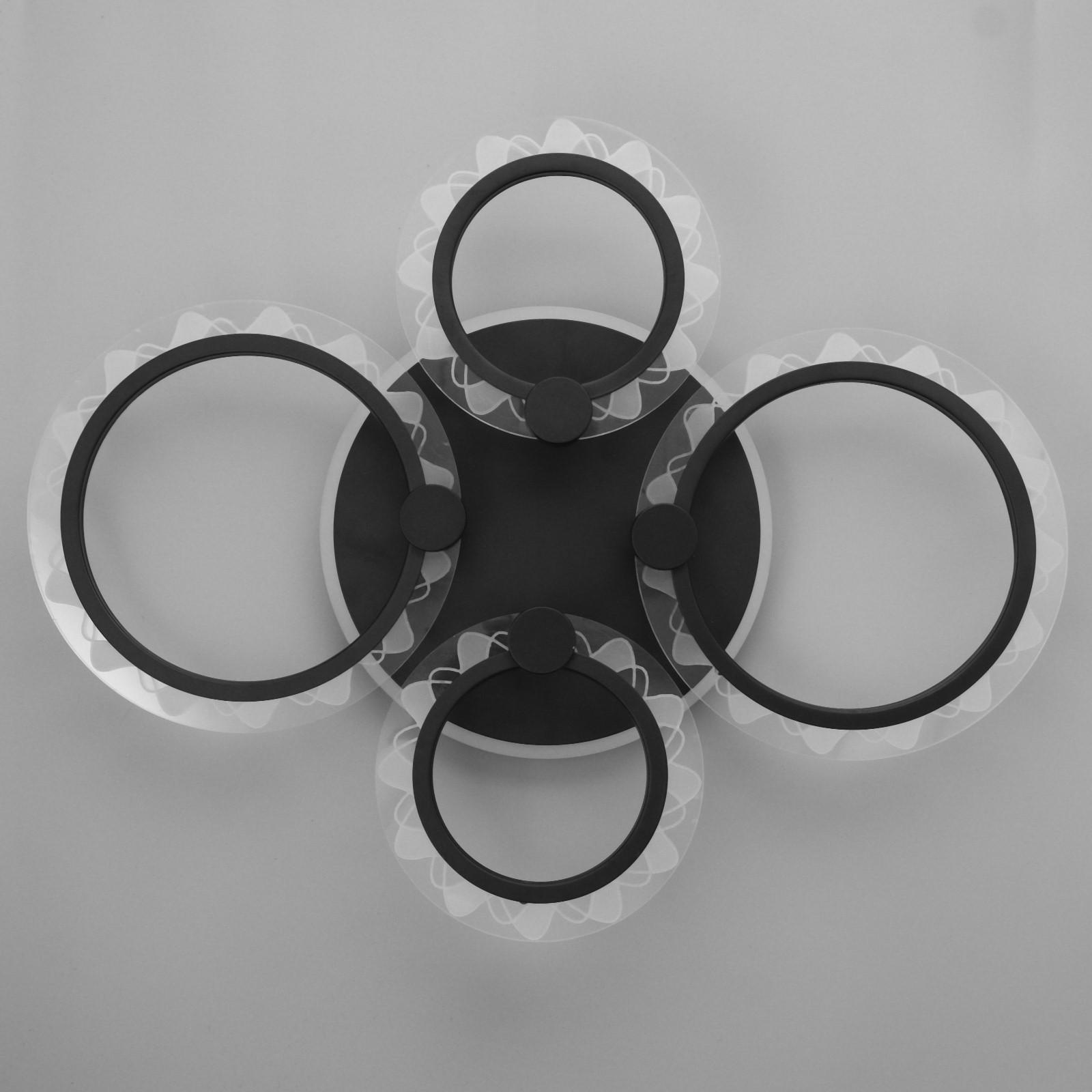 Изображение товара Люстра потолочная светодиодная BAYERLUX 5169344 белая современная с пультом управления