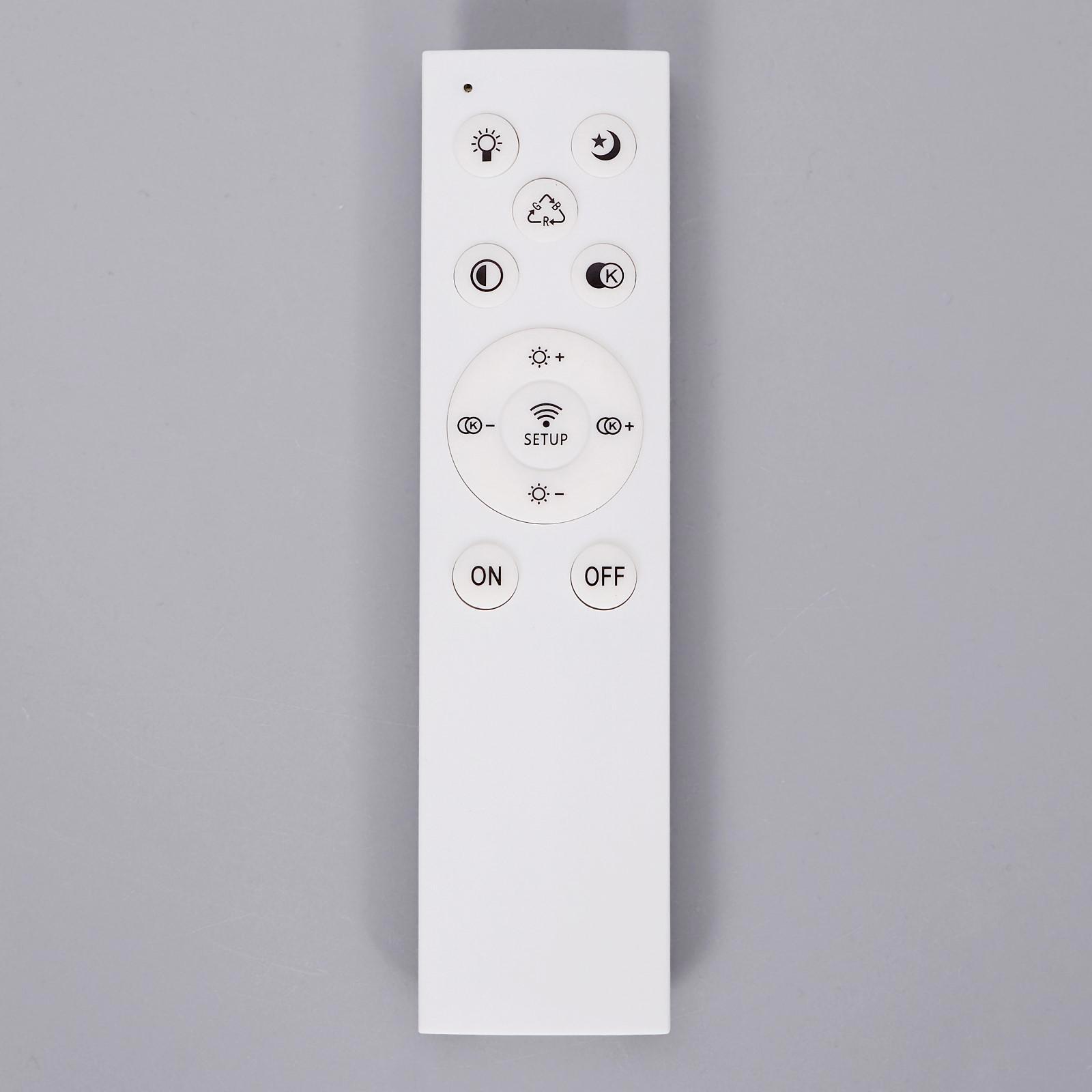 Изображение товара Люстра потолочная светодиодная с пультом управления белая BAYERLUX 5036434