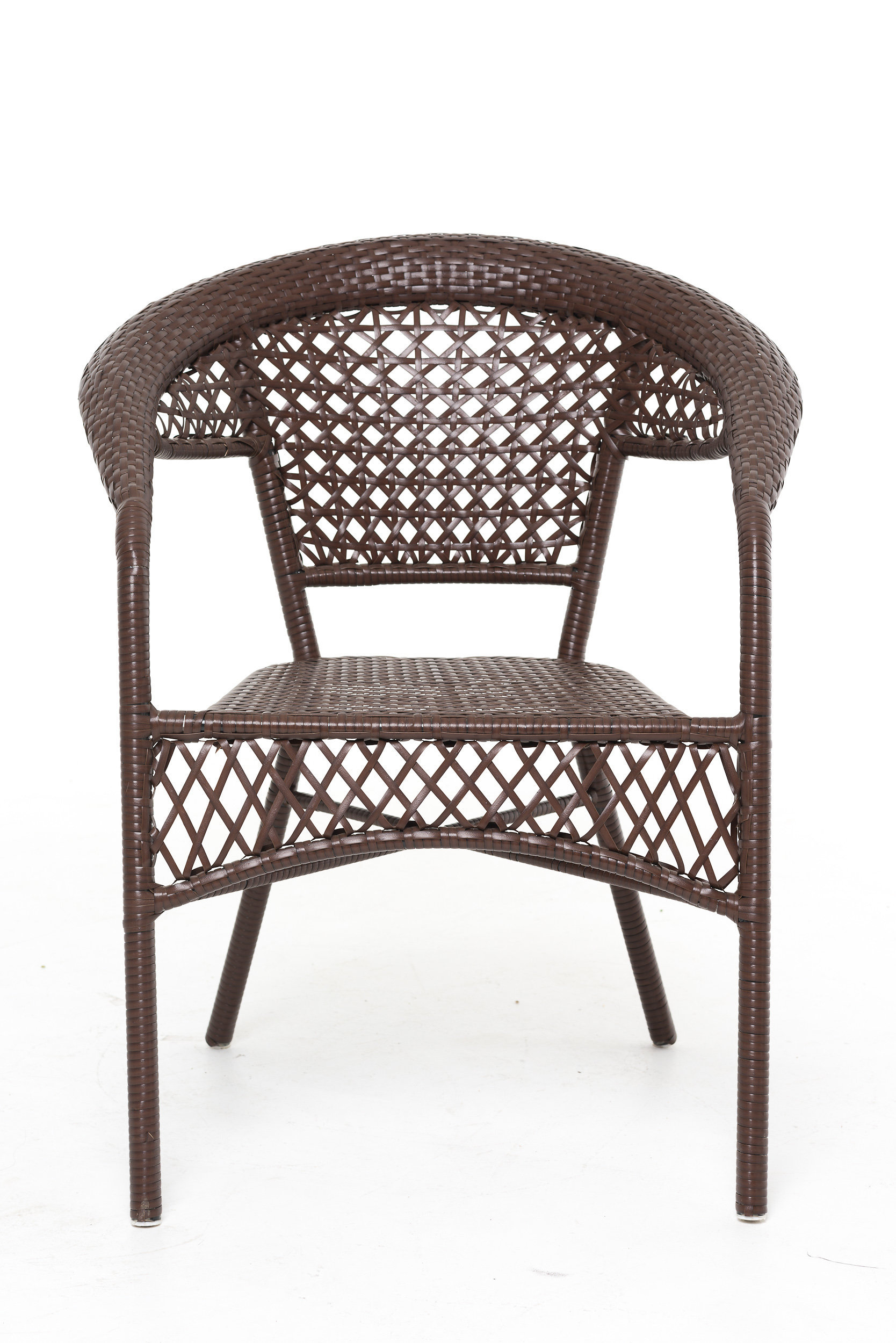 Изображение товара Кресло садовое Vinotti Искусственный ротанг 64 см х 67 см х 80 см искусственный ротанг коричневый