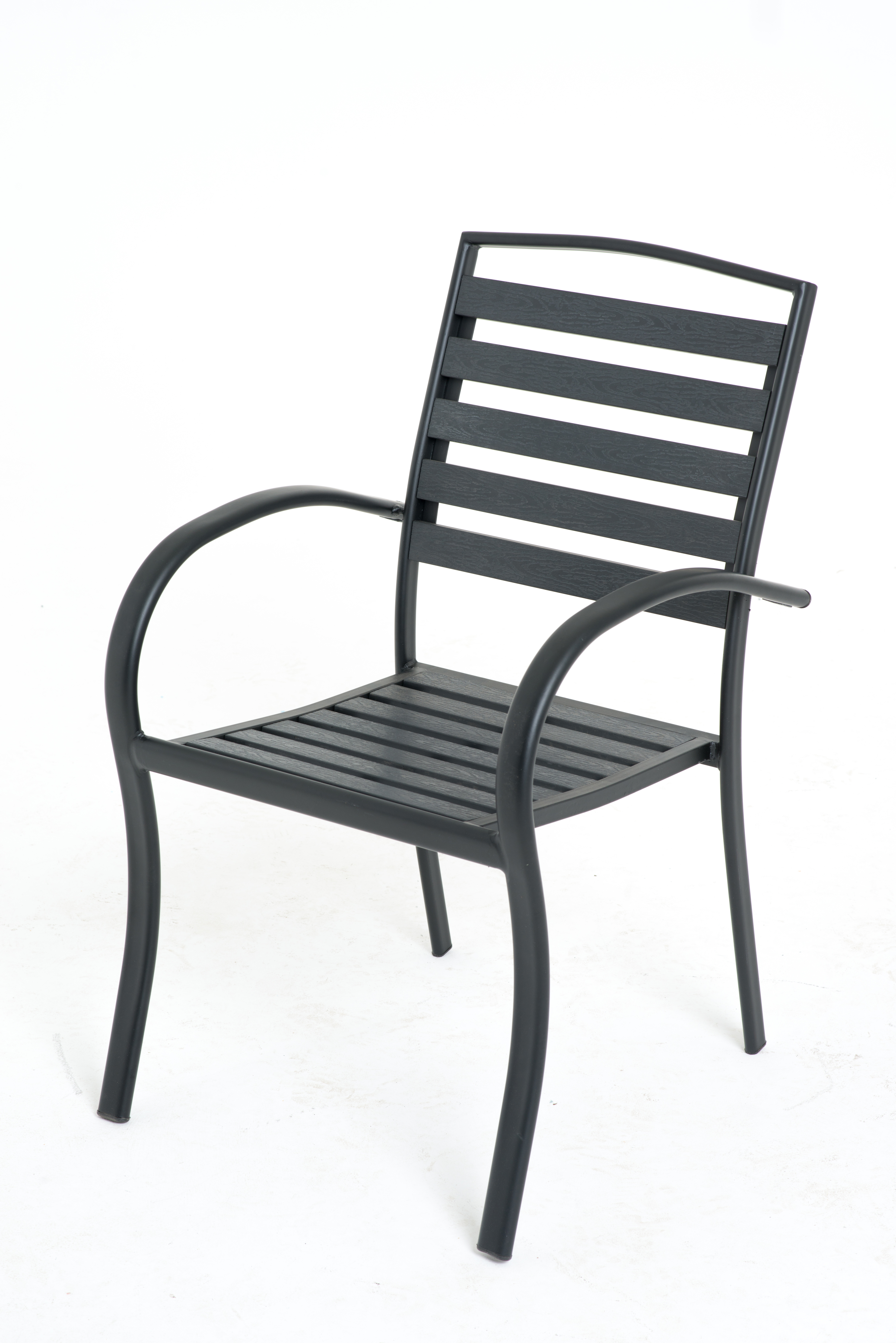 Изображение товара Стул садовый Vinotti Искусственный ротанг 60 см х 55 см х 90 см искусственный ротанг черный