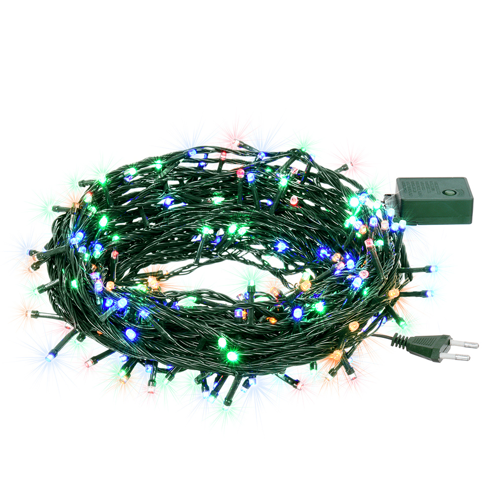 Изображение товара Комнатная электрогирлянда Vegas 55070 30 м 300 LED разноцветная 8 режимов