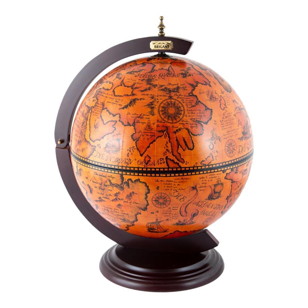 Изображение товара Глобус-бар Brigant 47213 — настольный декор с хранением