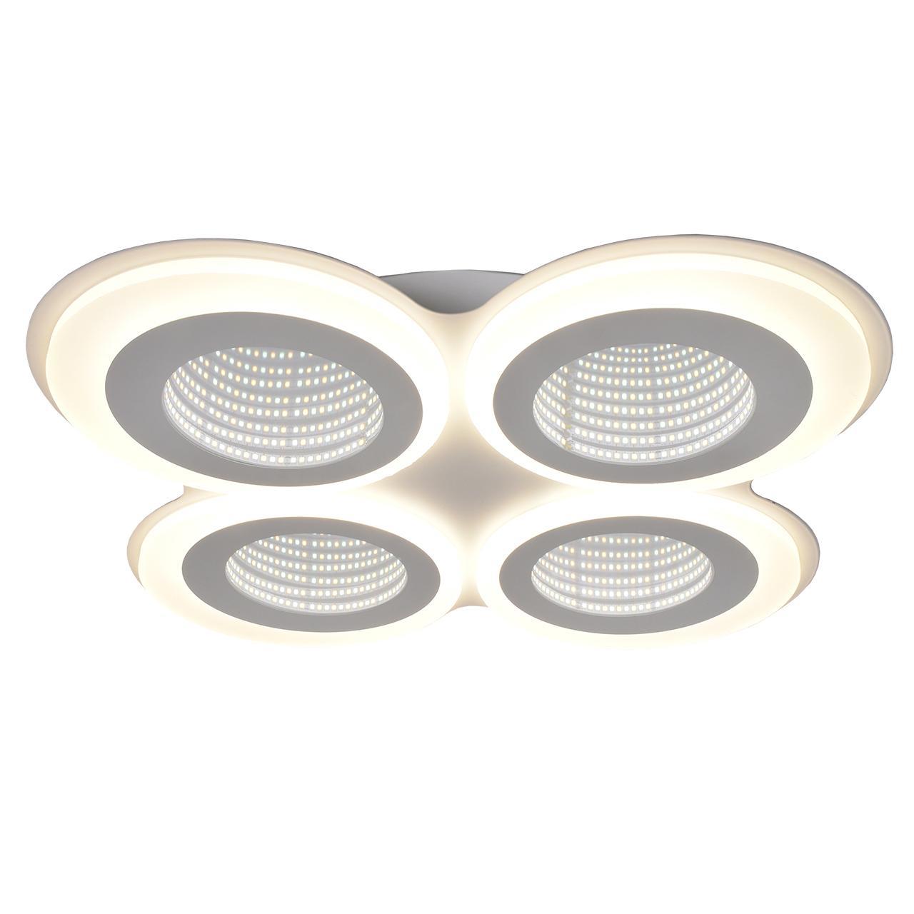 Изображение товара Люстра потолочная светодиодная IMEX PLC-8004-490 с пультом управления, цвет белый