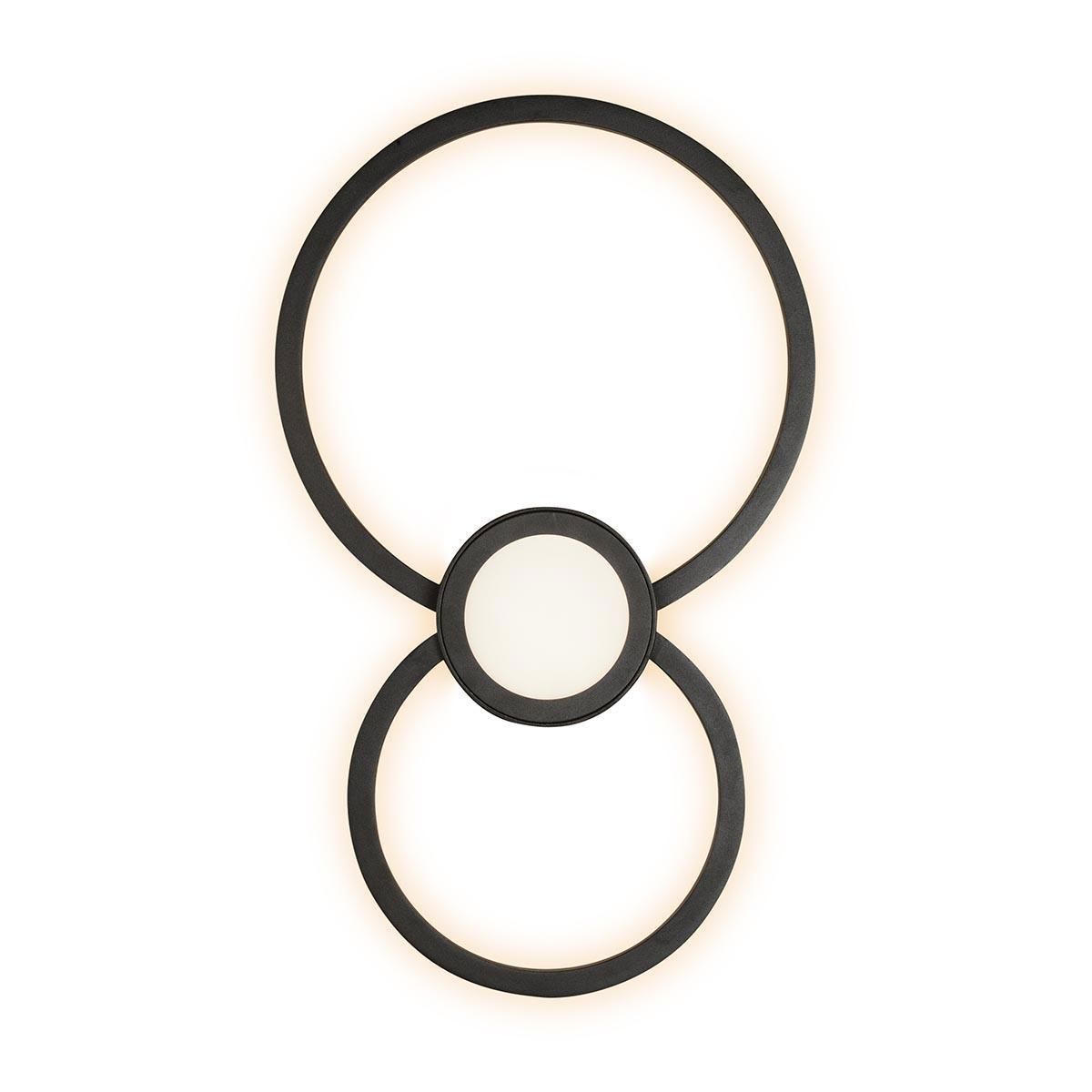 Изображение товара Светильник настенно-потолочный iLedex Galaxy X046124 24W 3000K черный