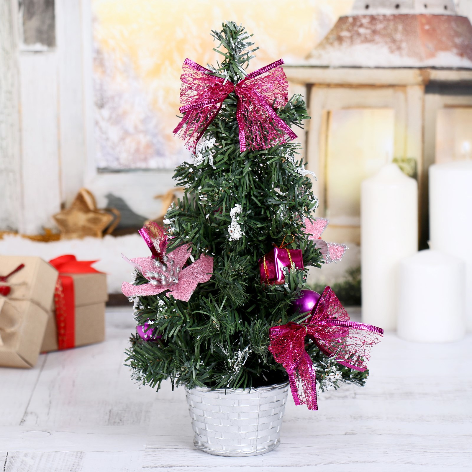 Изображение товара Искусственная елка зимнее волшебство сказка 30 см безопасная и долговечная